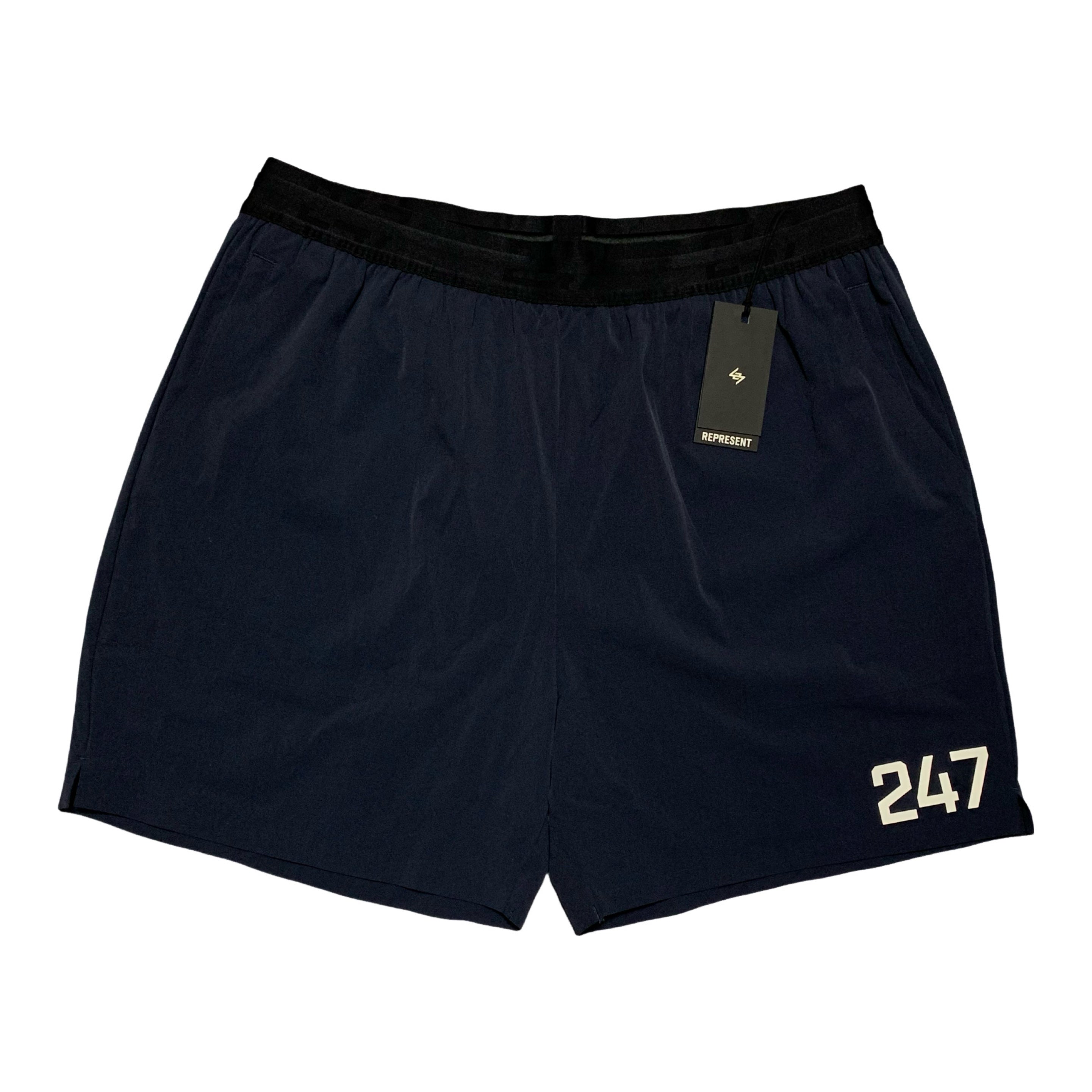 Represent XL Shorts 247 Fused Navy Blue Shorts Bottoms