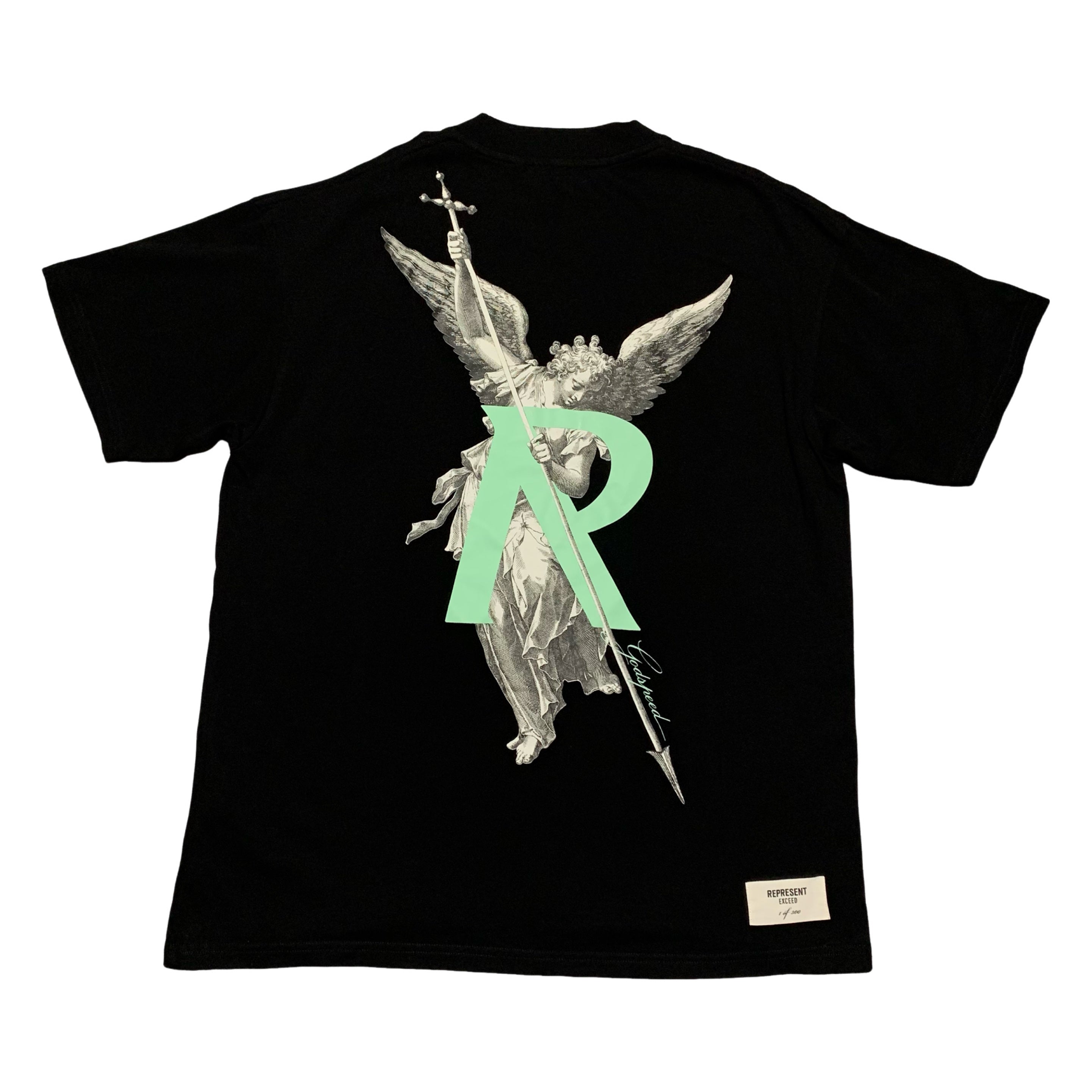 Represent Medium Exceed Archangel Jet Black Tee 1 Of 300