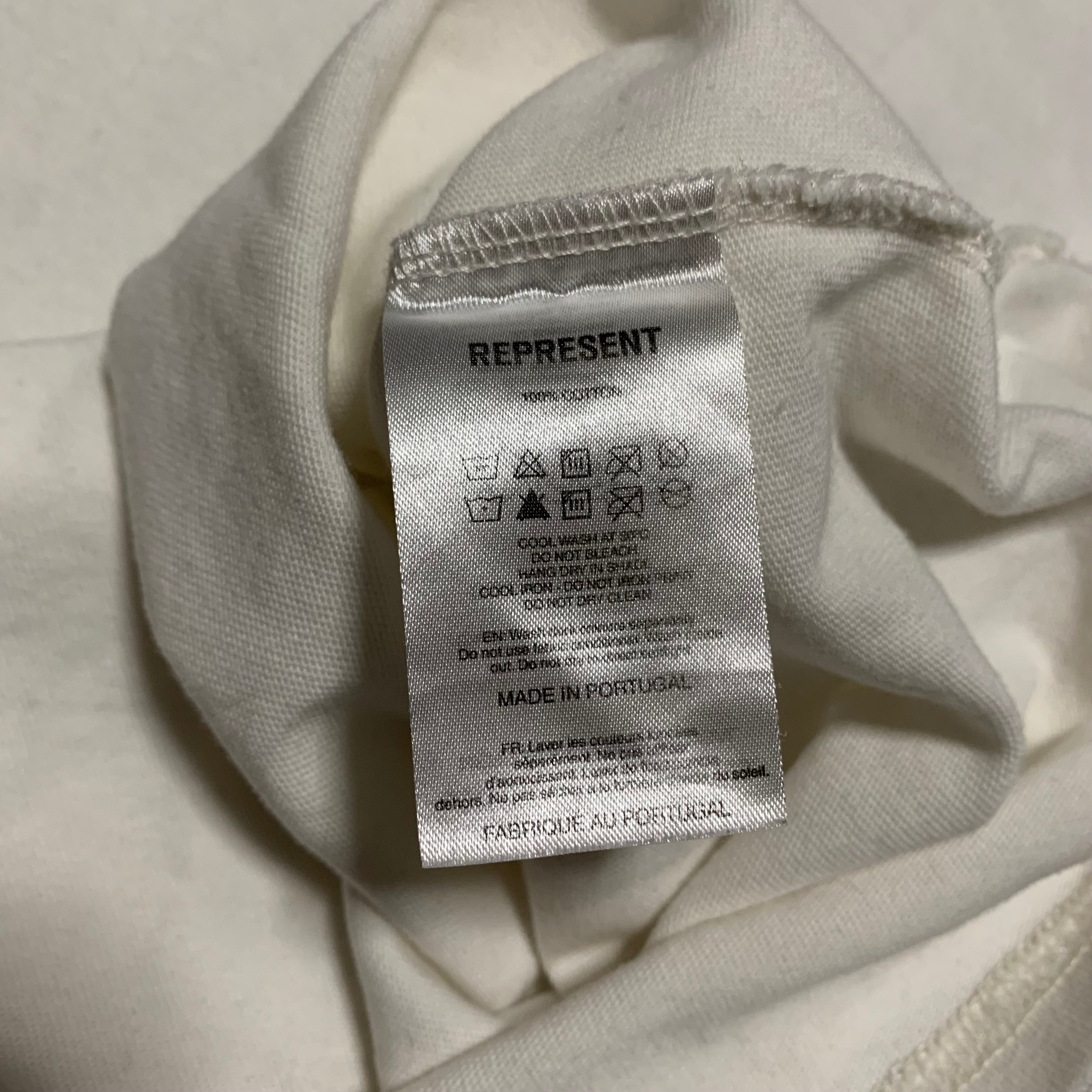 Represent Medium Icarus Flat White Tee