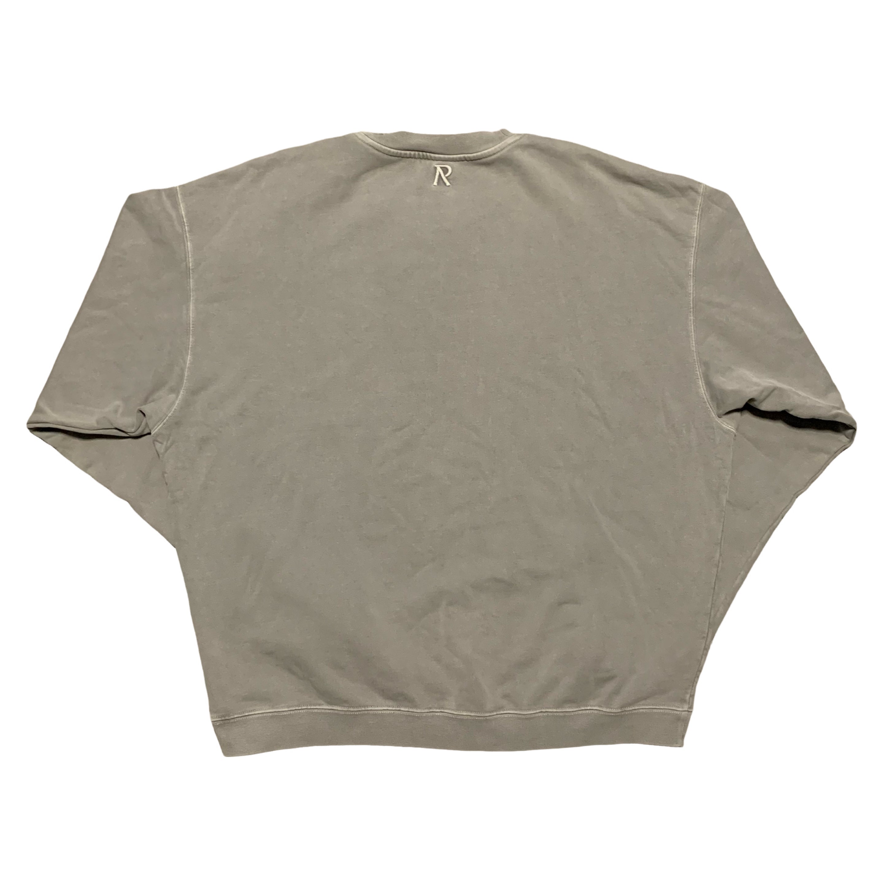 Represent Medium Initial Ultimate Grey Sweater Sweatshirt Crewneck