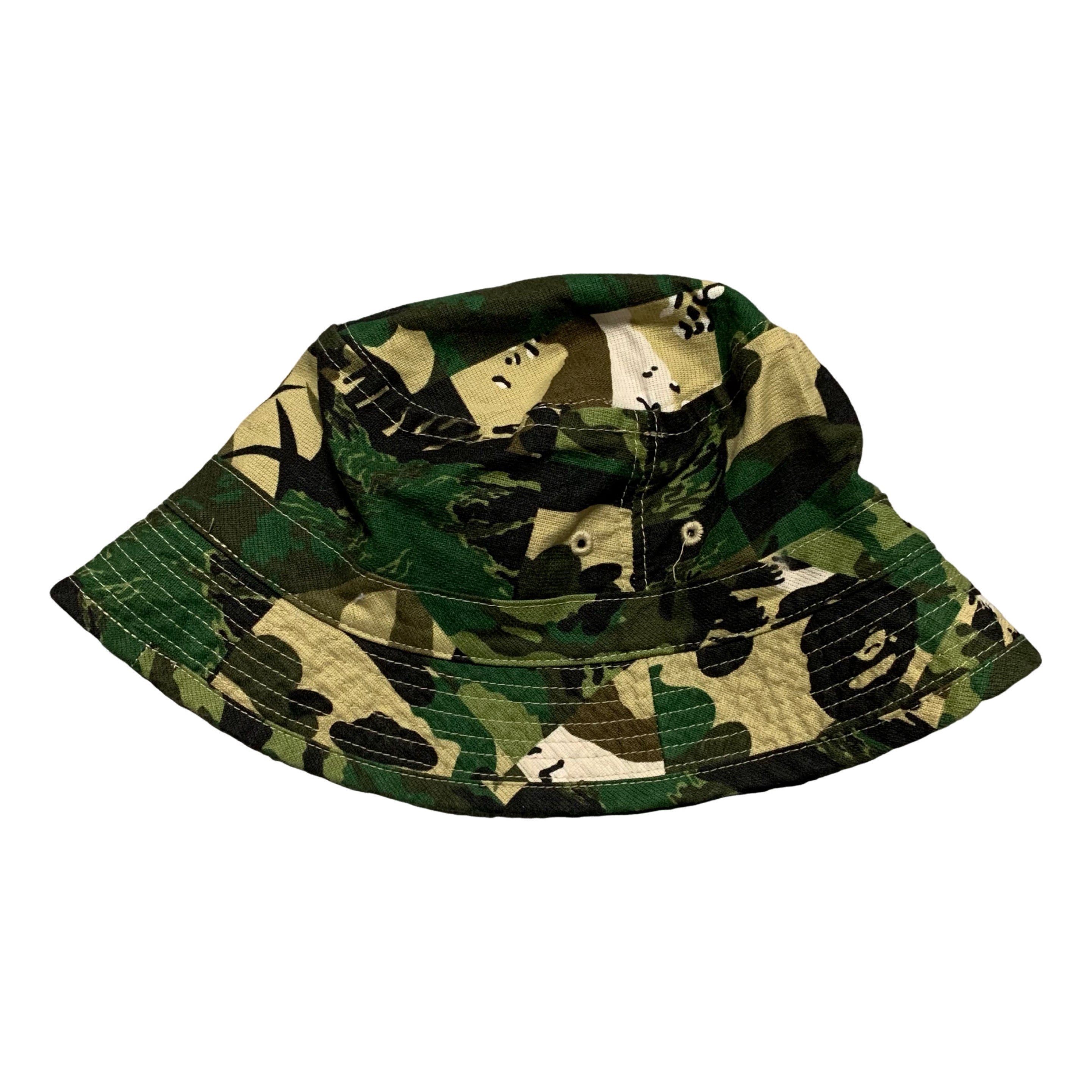 Bape Bucket Hat Green Mix Camo A Bathing Ape