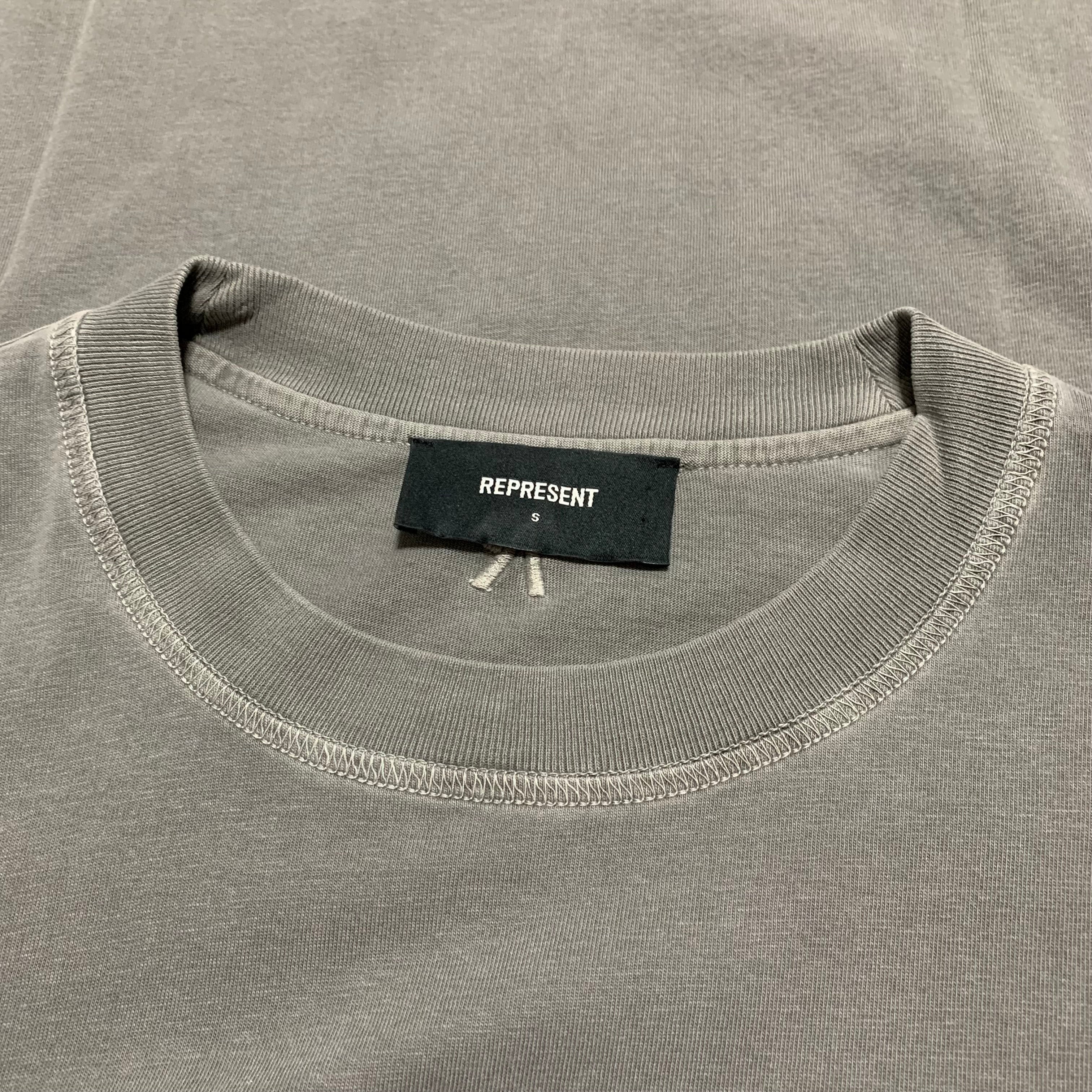 Represent Small Initial Ultimate Grey Tee