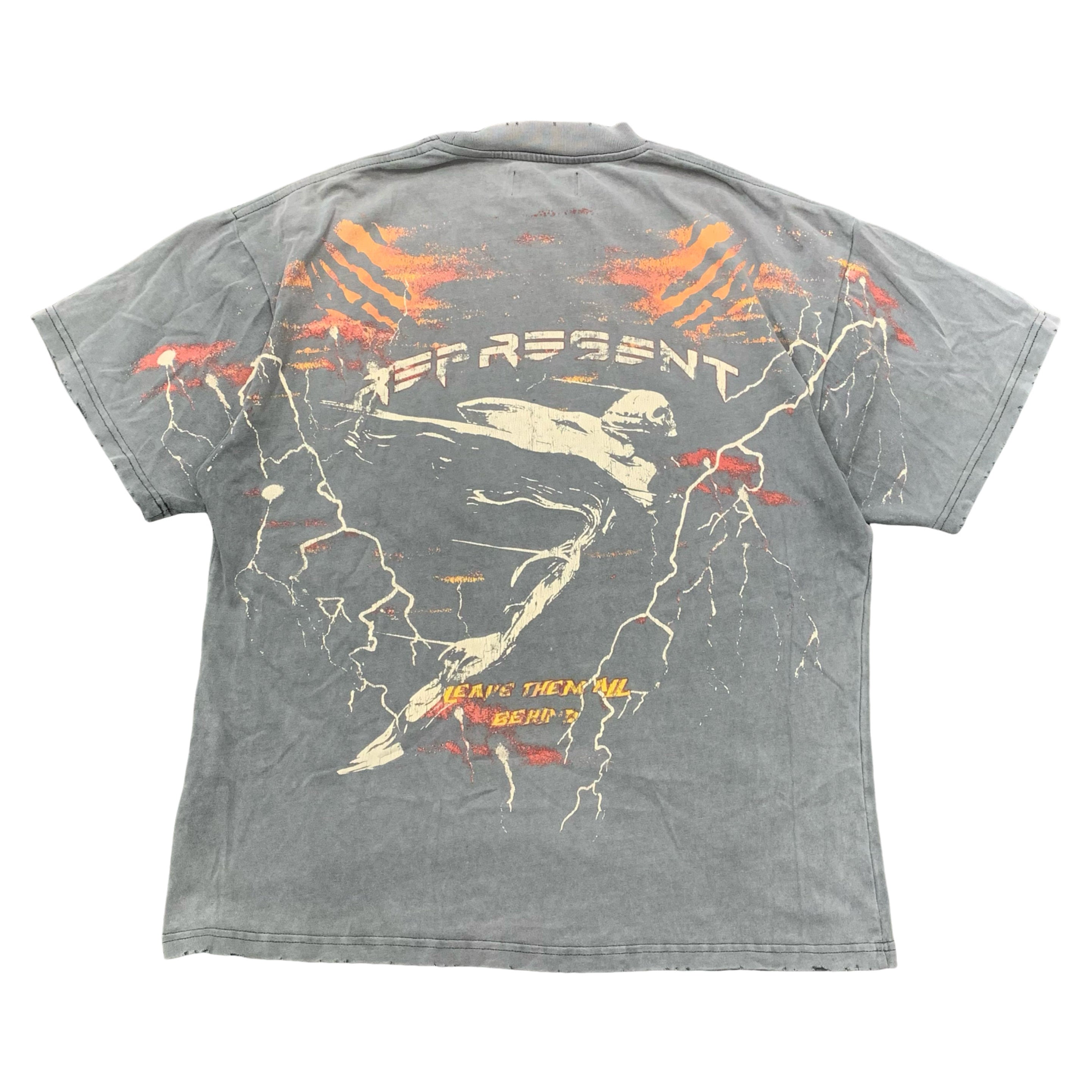 Represent Medium Tee Spirit Angel Vintage Grey T-Shirt