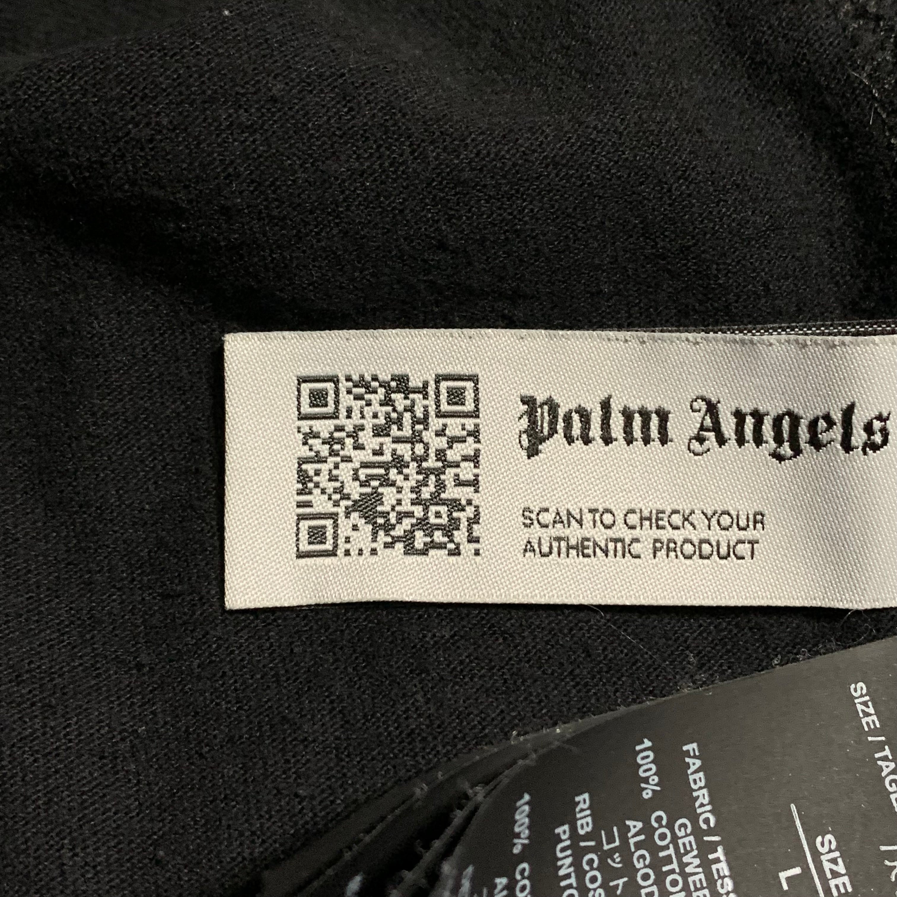 Palm Angels Large Palm Tree Patch Black Tee