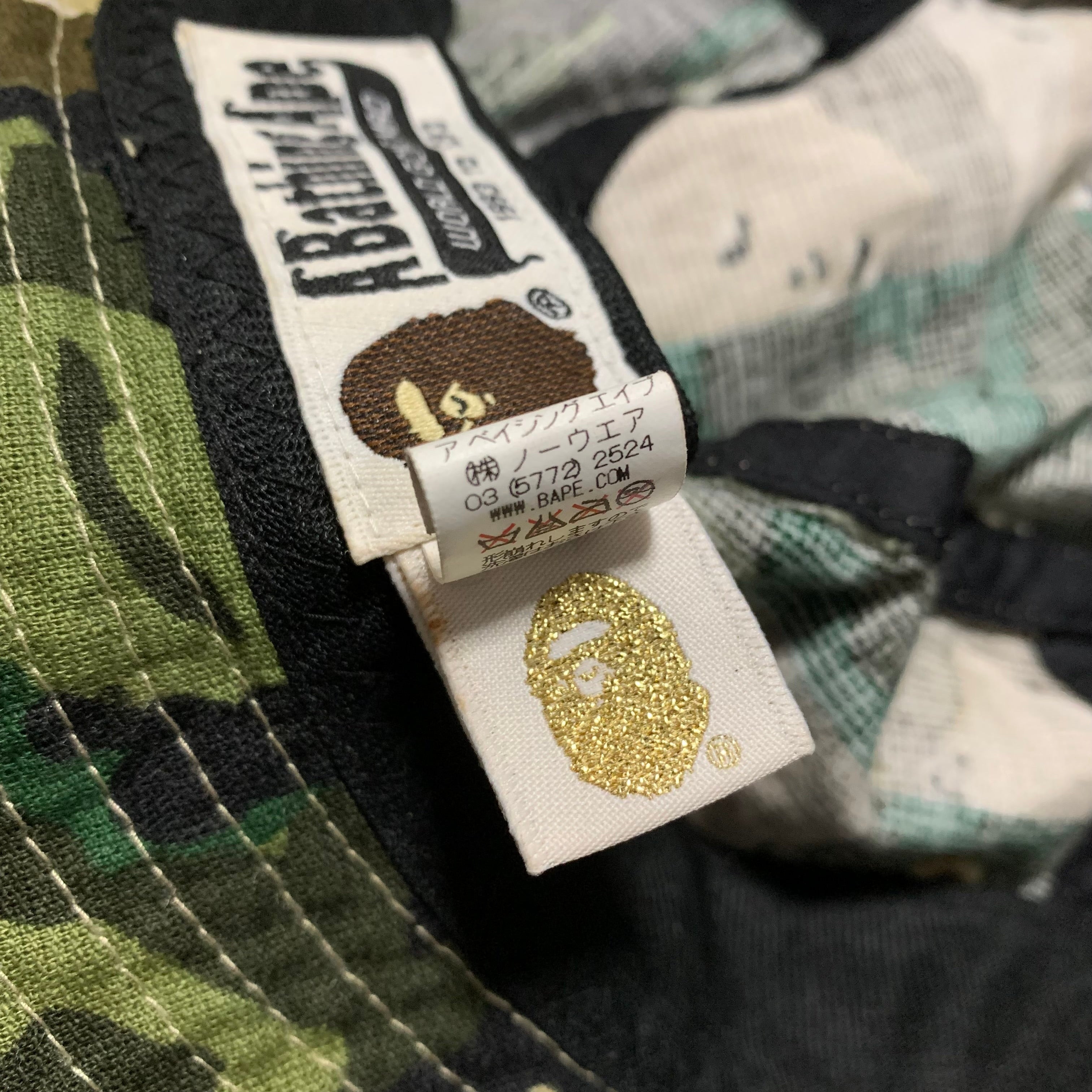 Bape Bucket Hat Green Mix Camo A Bathing Ape