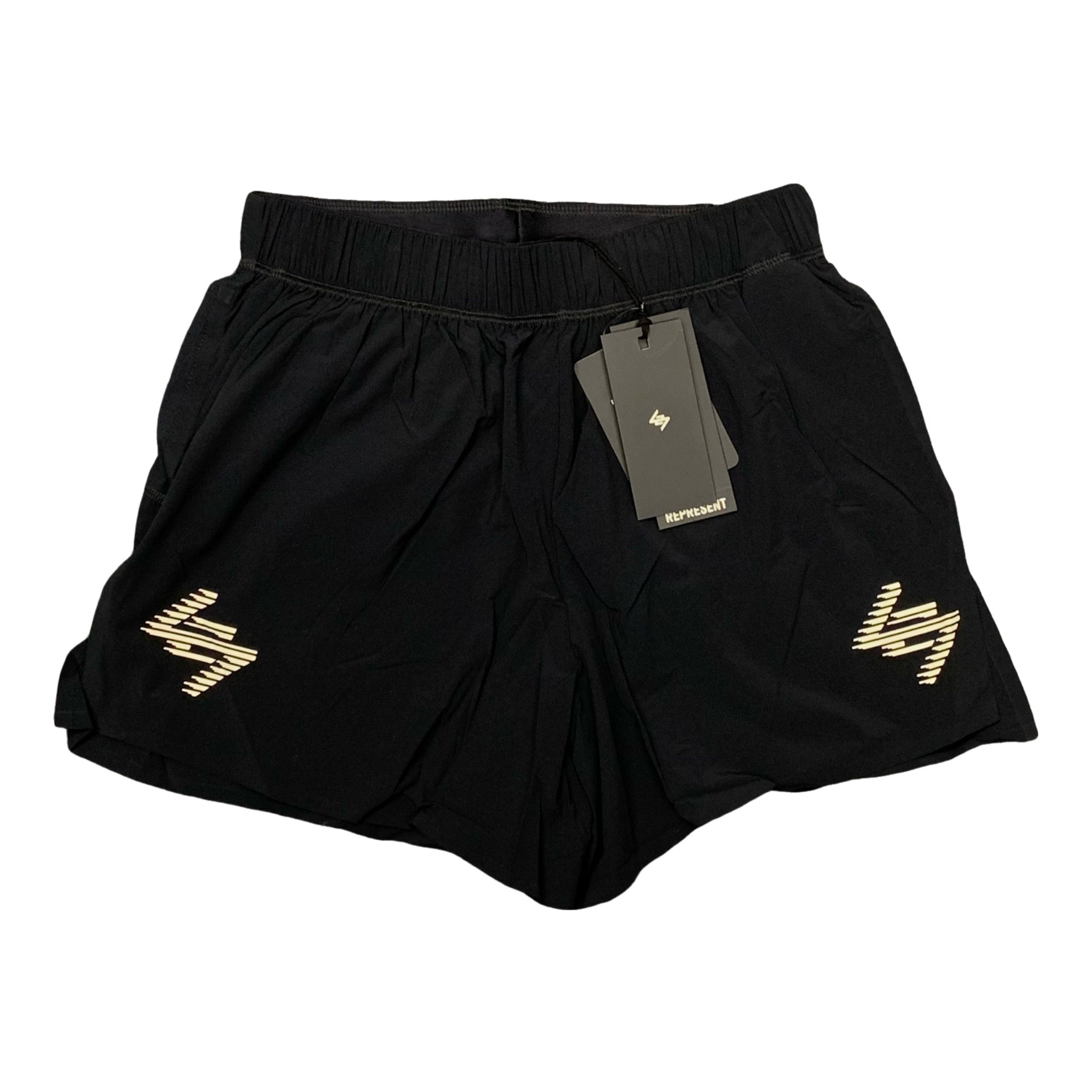 Represent XS Shorts 247 Marathon Black Shorts Bottoms