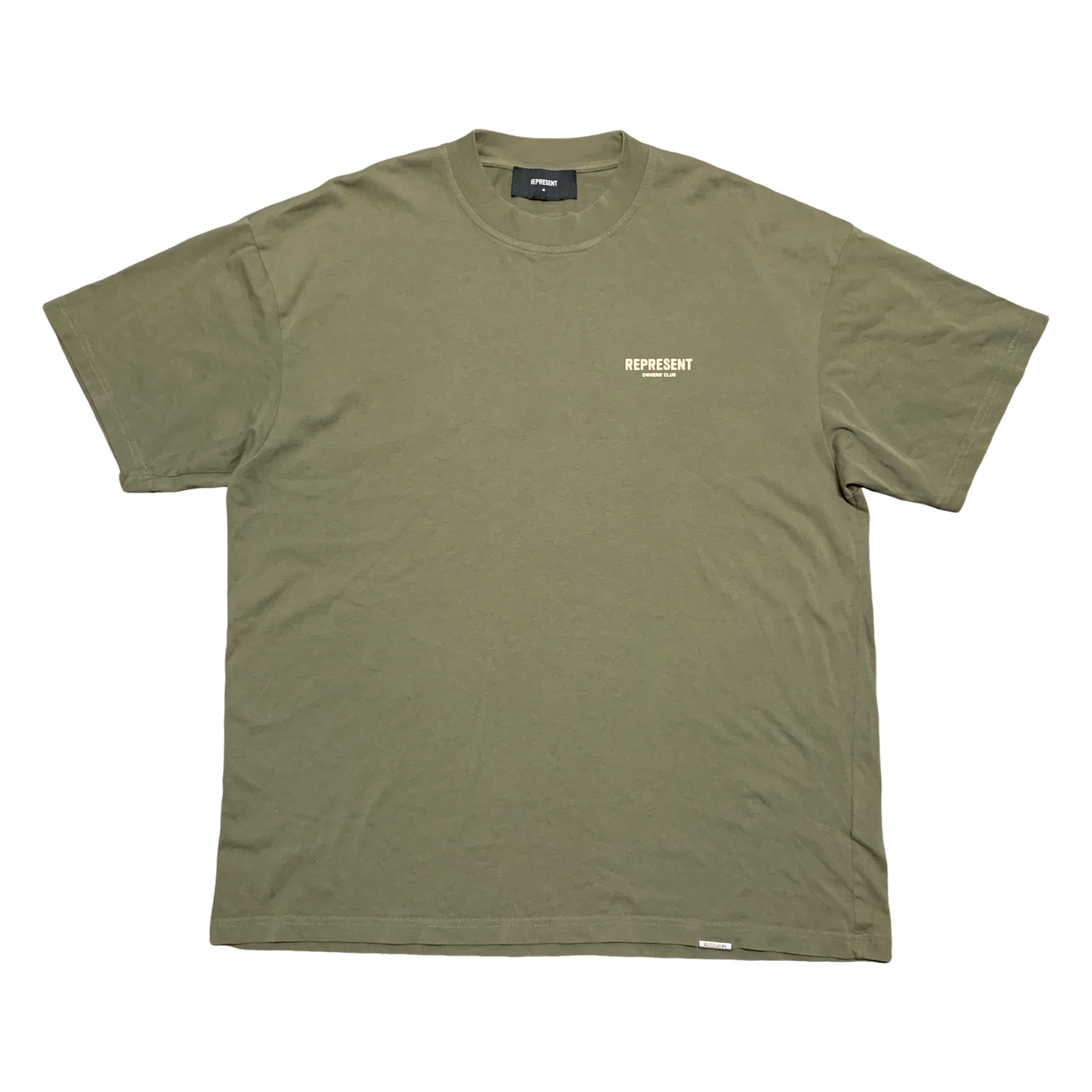 Represent Medium Owners Club Khaki Green Tee