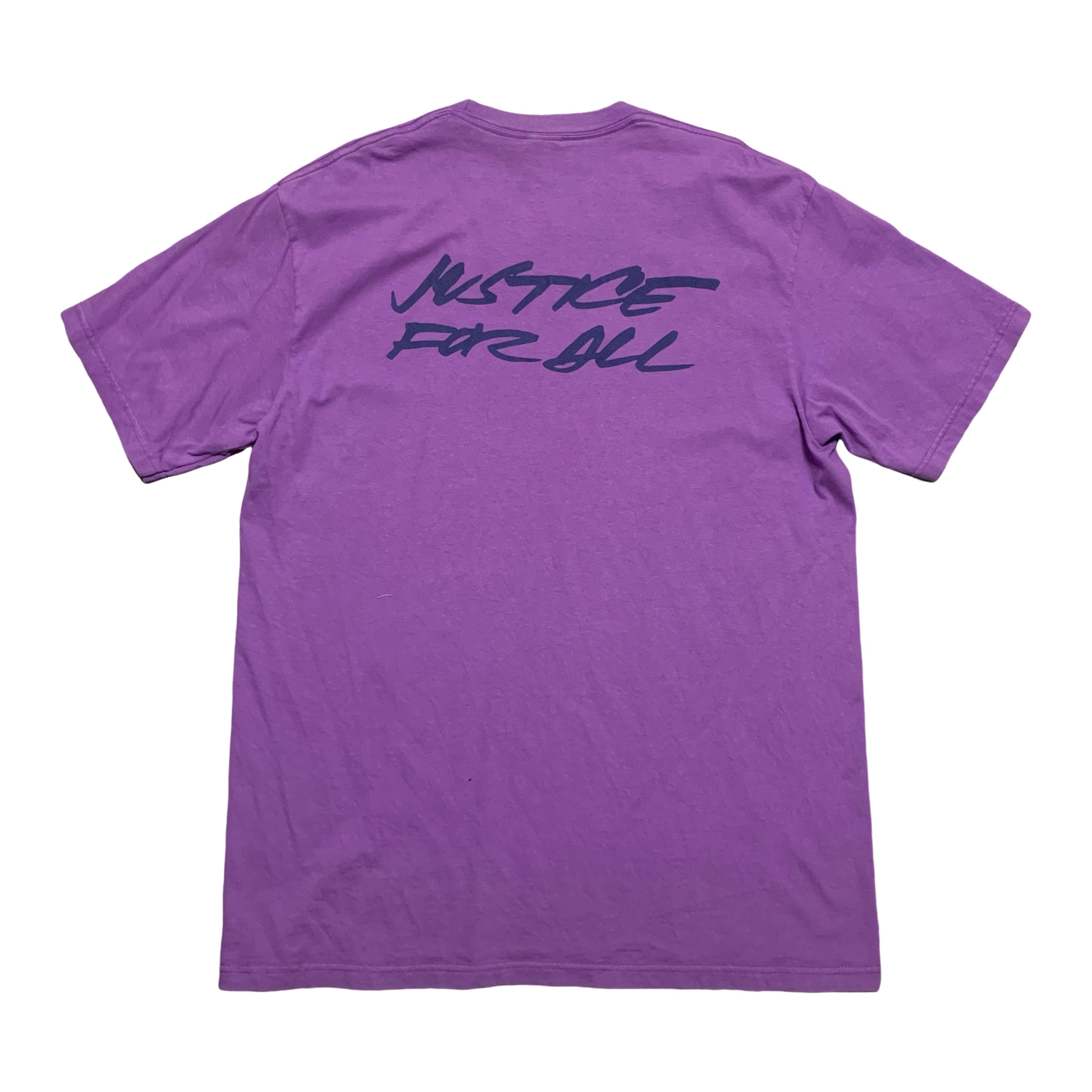 Supreme Large Futura Logo Purple Tee 2020