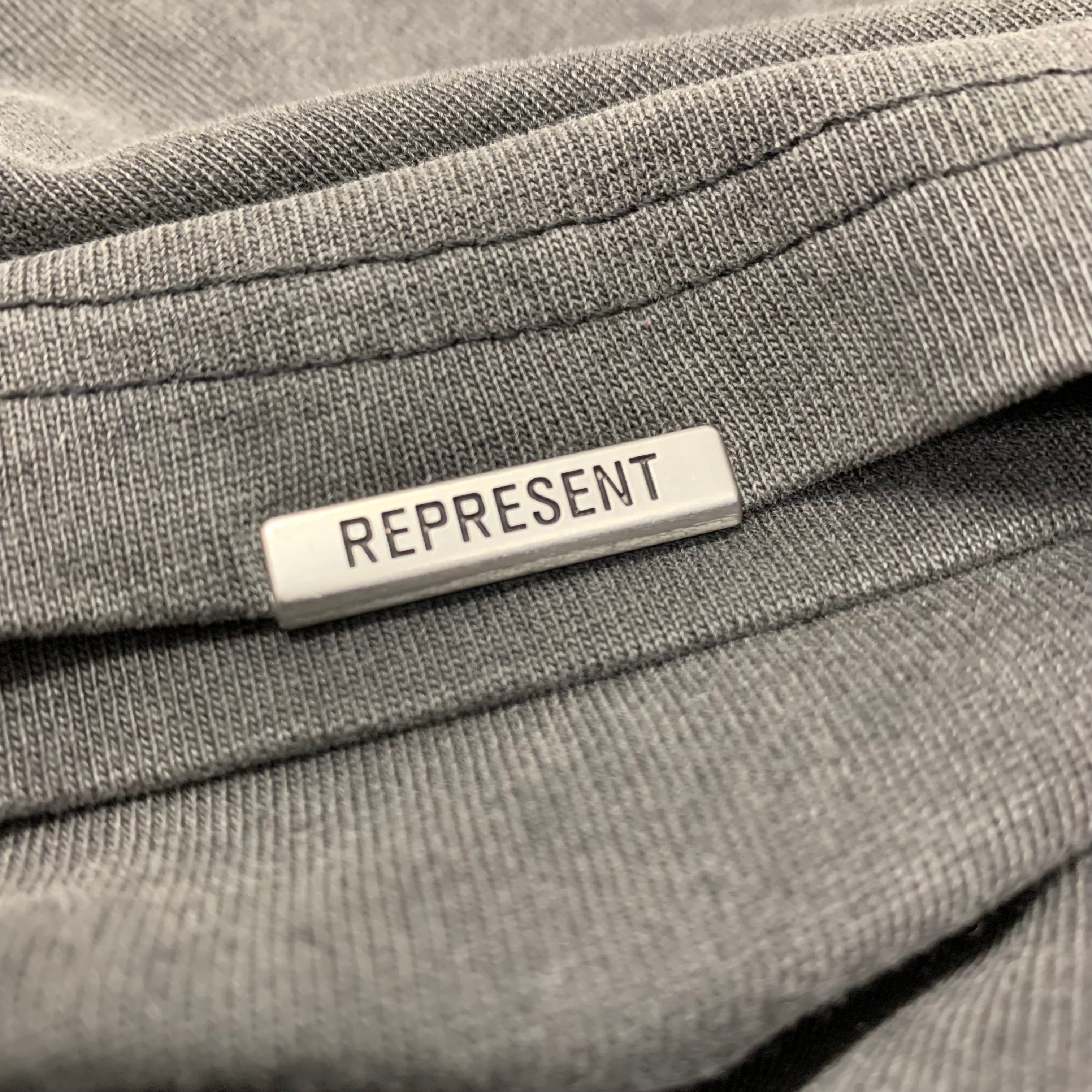 Represent XXL Tee Owners Club Yellow Vintage Grey T-Shirt