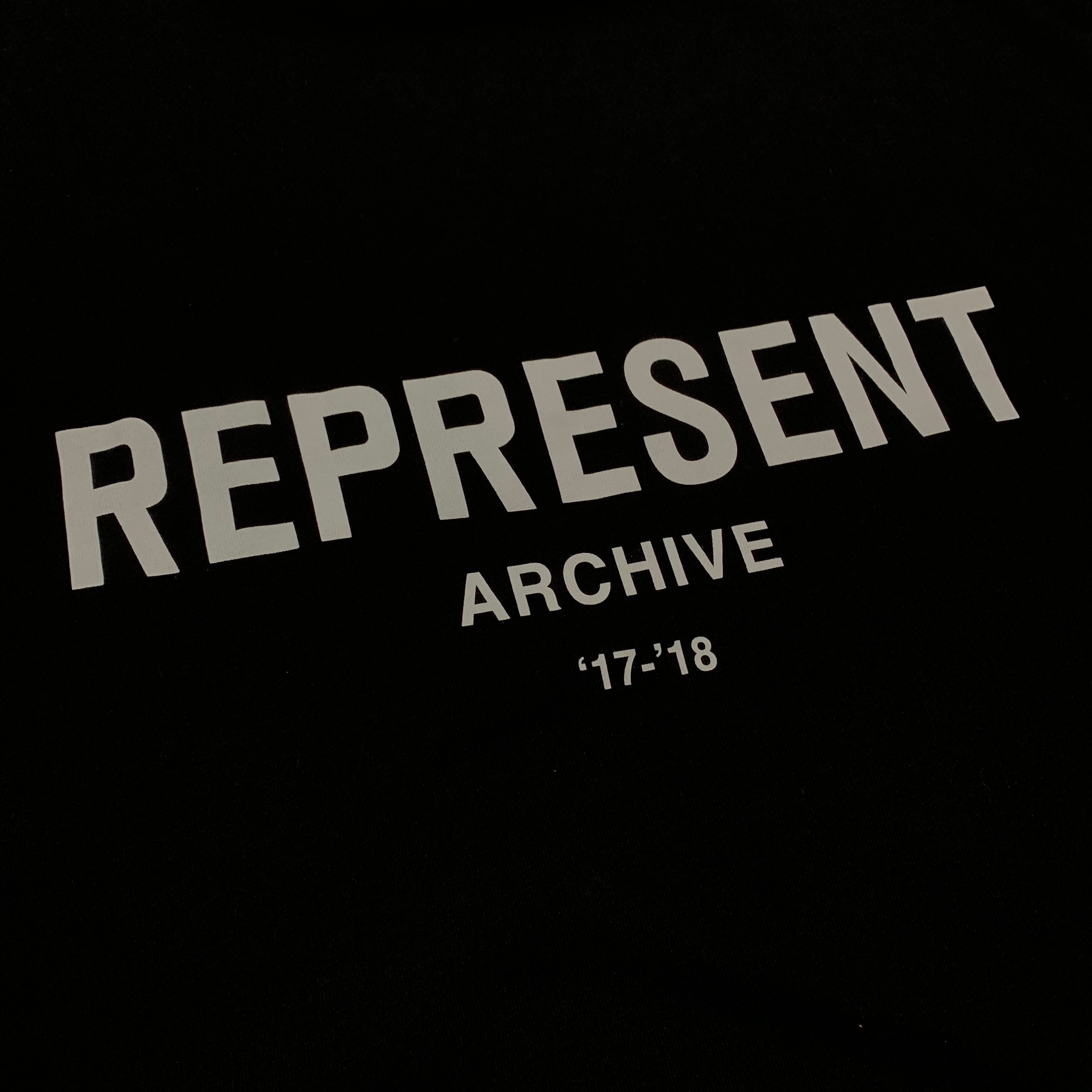 Represent Medium British Battle Archive Black Tee
