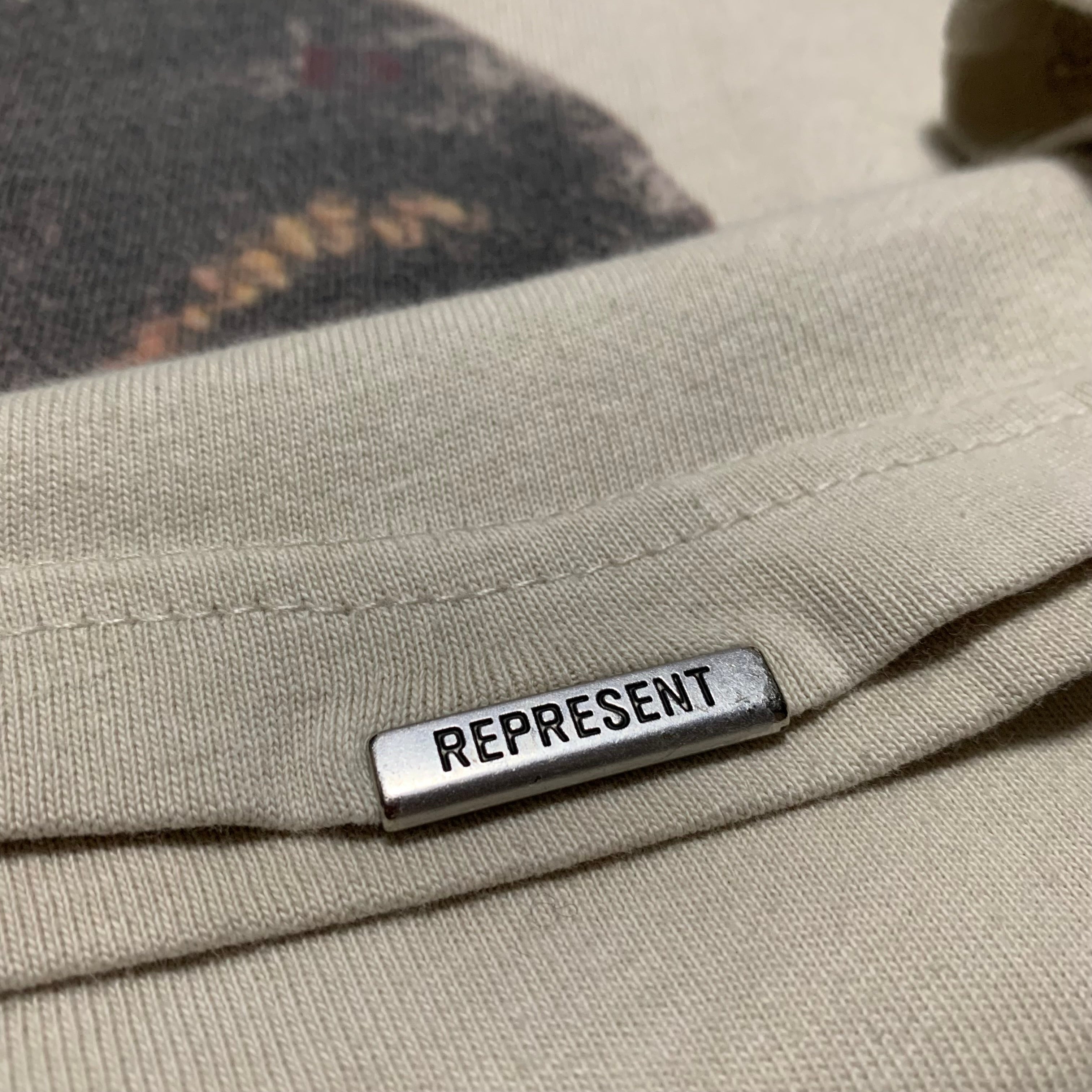 Represent XS As Good As Dead Vintage White Tee