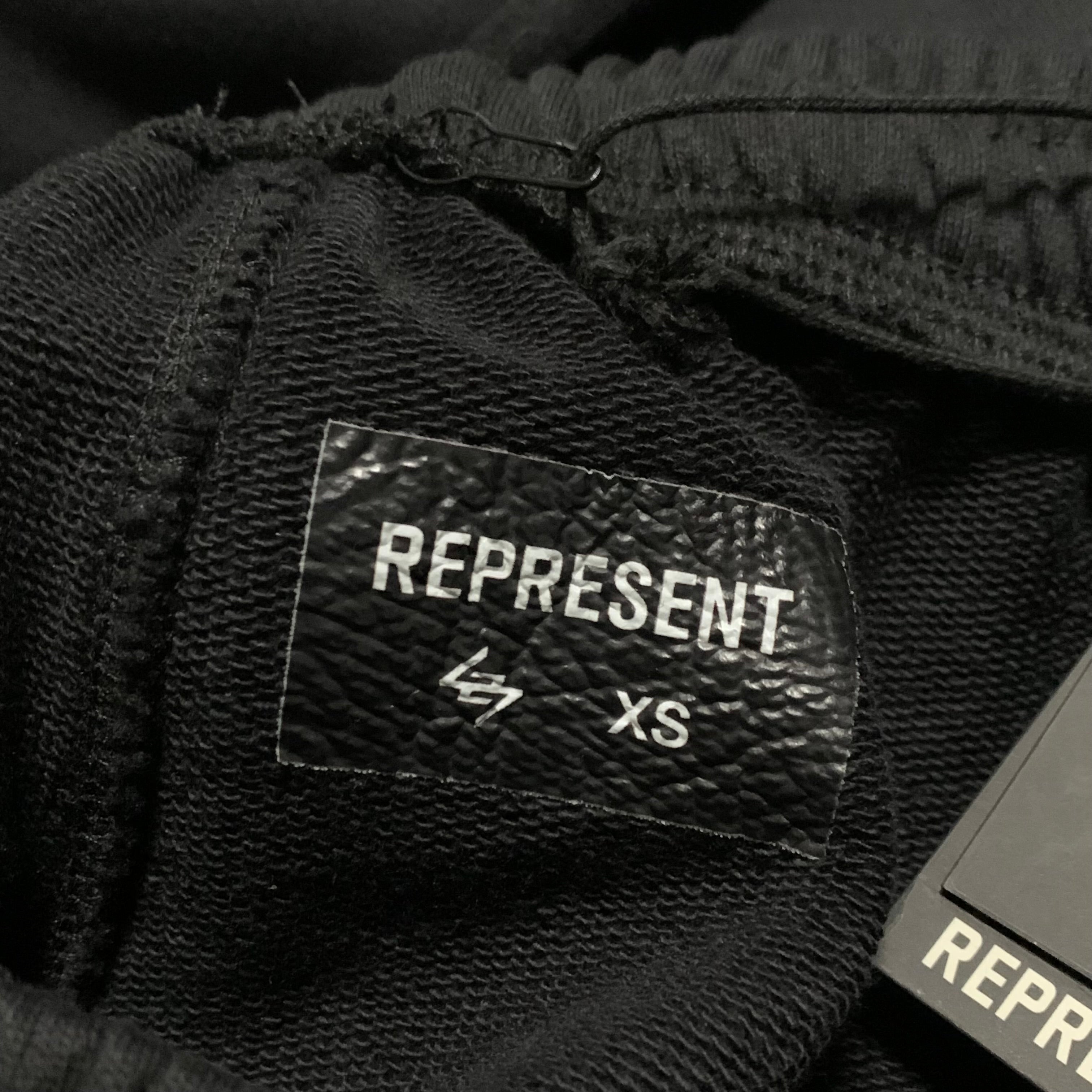 Represent XS Team 247 Black Jogger Bottoms