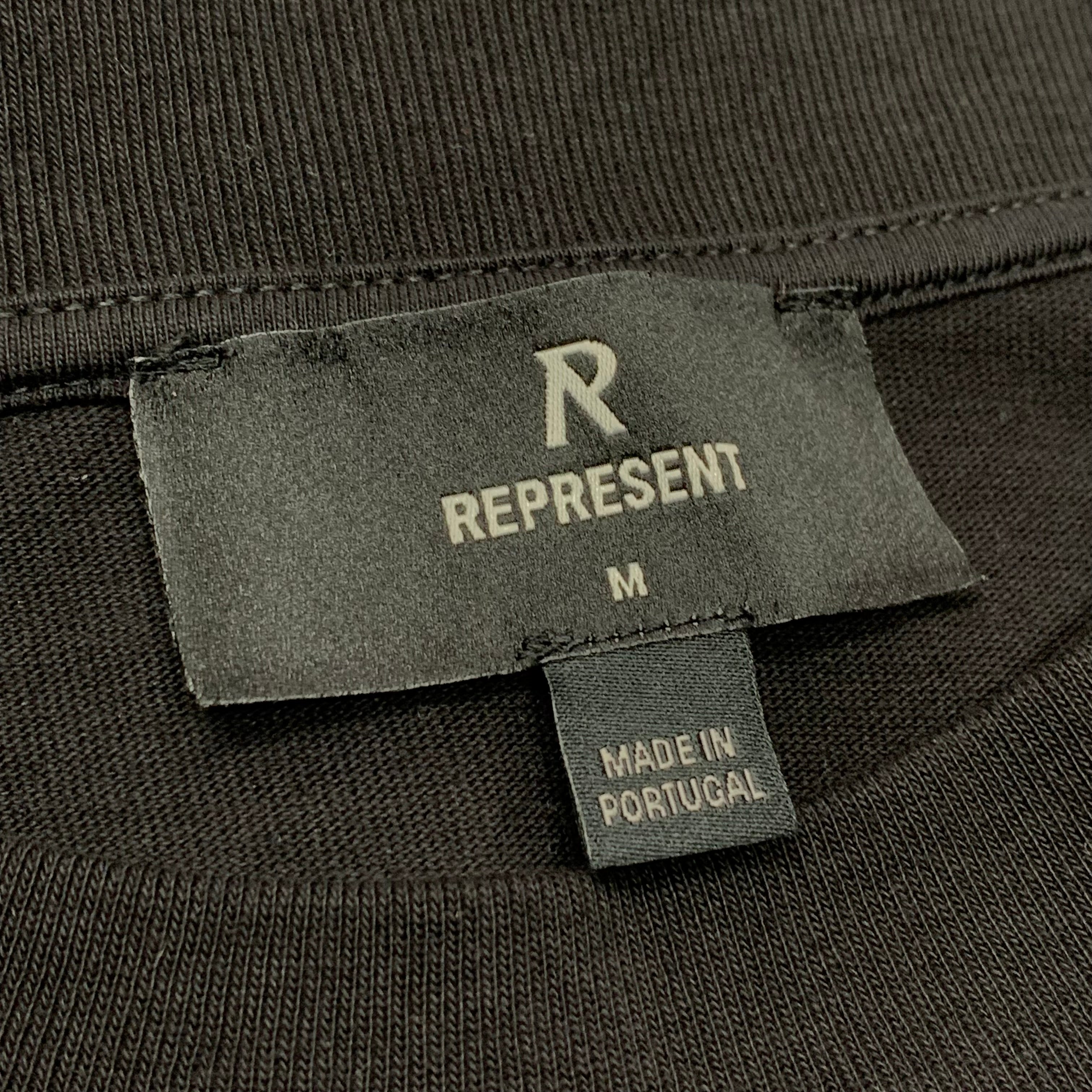 Represent Medium Tee Patron Of The Club Jet Black T-Shirt