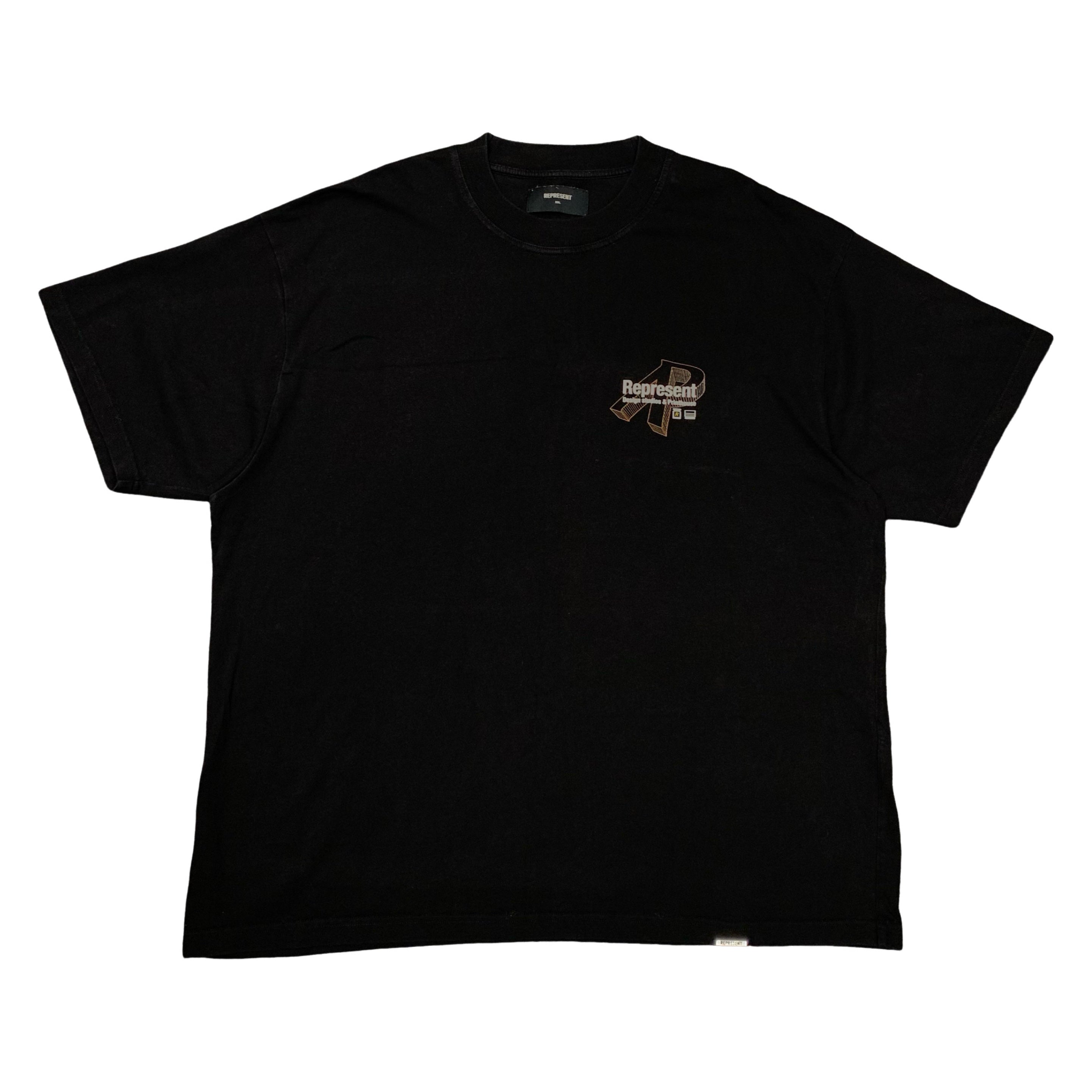 Represent XXL Tee Design Studio Jet Black T-Shirt
