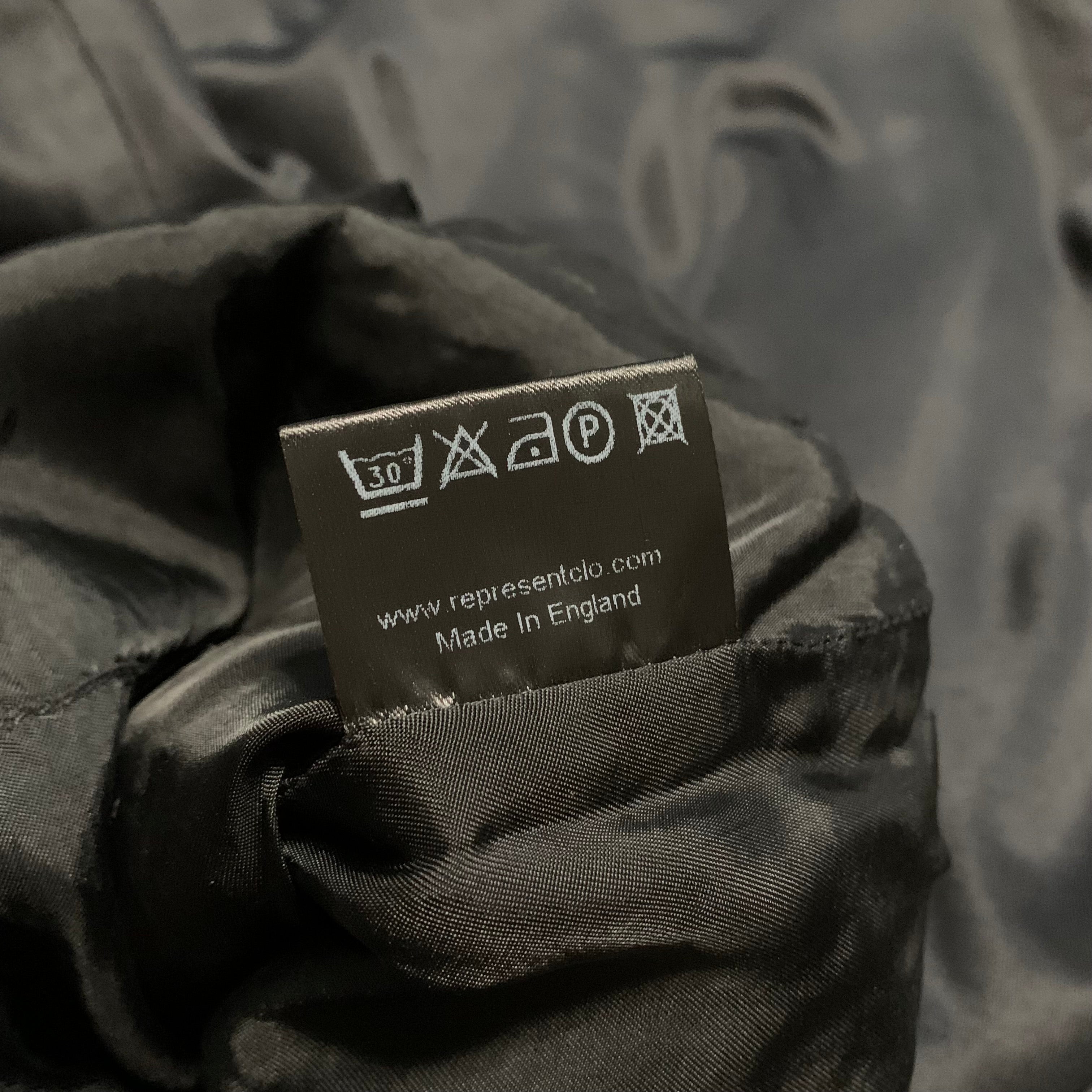 Represent Small Jacket Wide Awake Black Zip Track Jacket