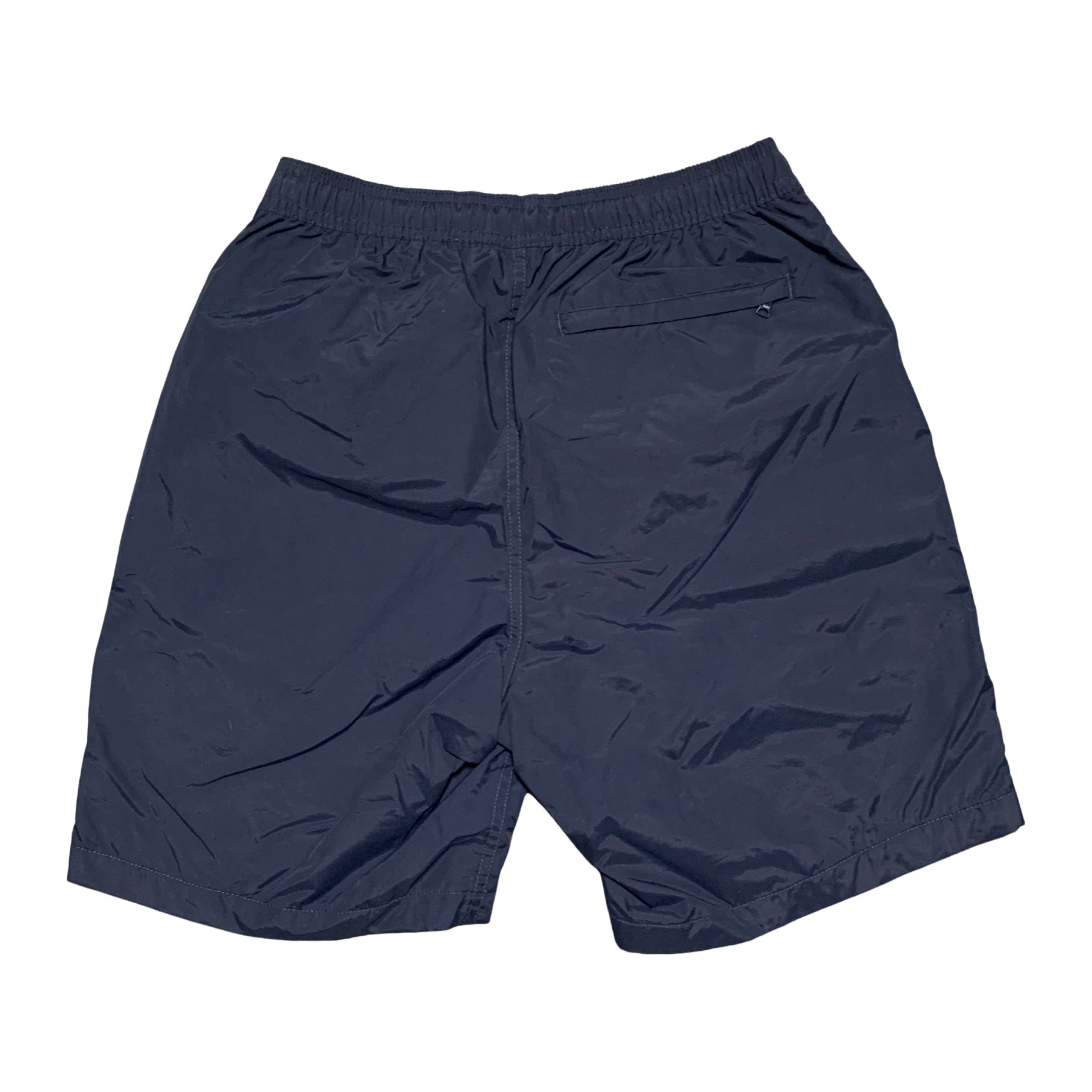 Bape Small Shorts Navy Blue Nylon Beach Shorts A Bathing Ape