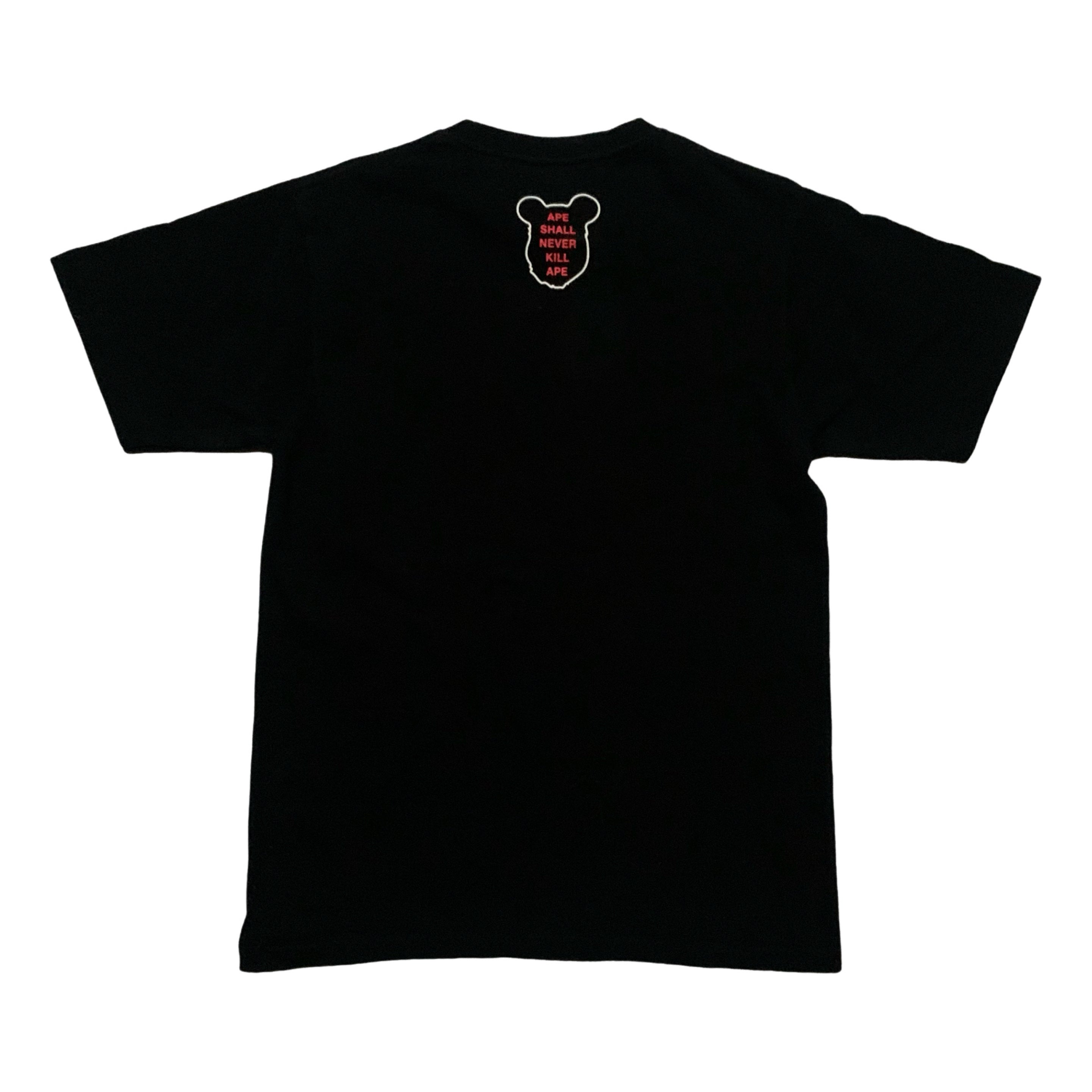 Bape Small College Bearbrick Medicom Black Tee A Bathing Ape 2018