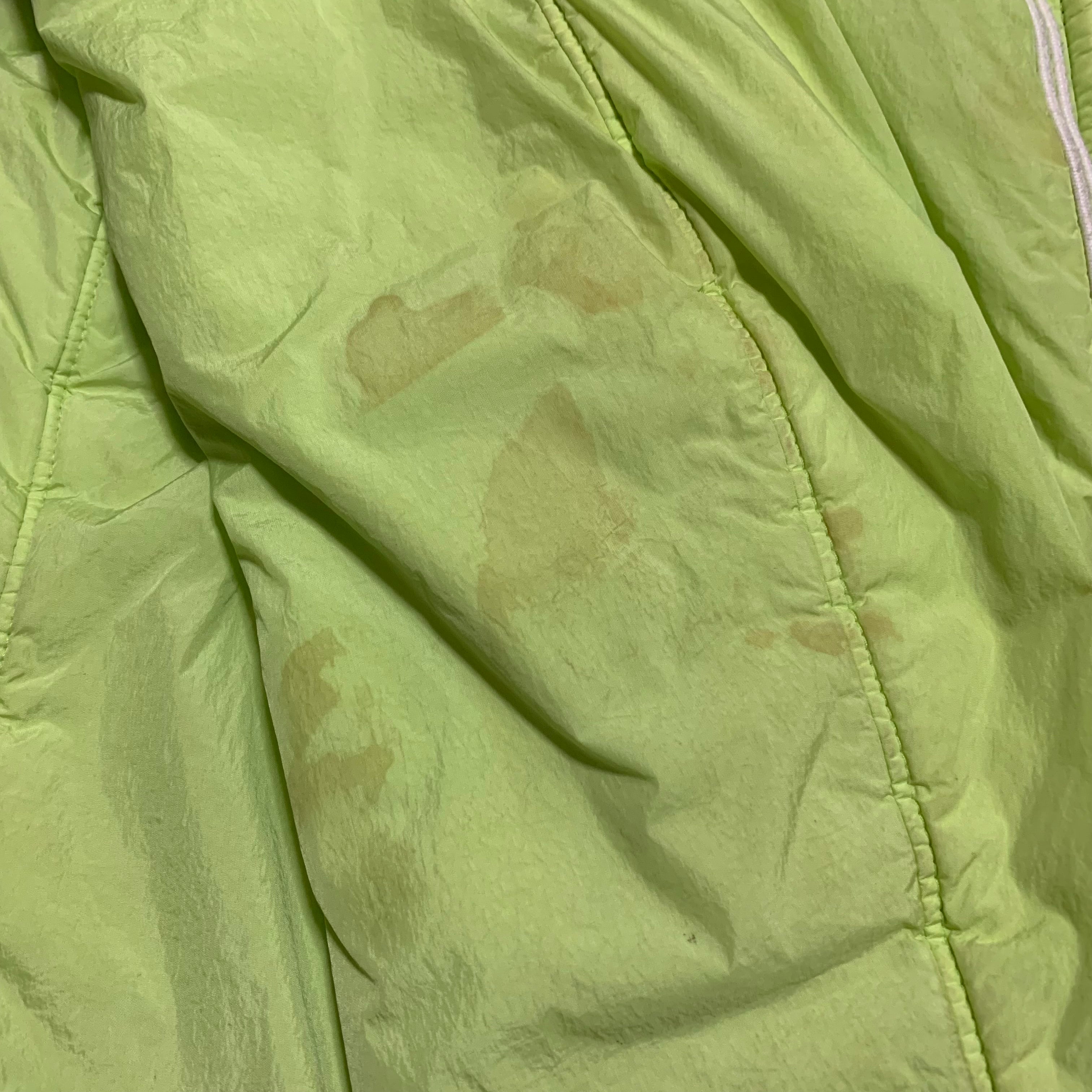 Stone Island Medium Lime Green Garment Dyed Crinkle Reps NY Jacket 2019