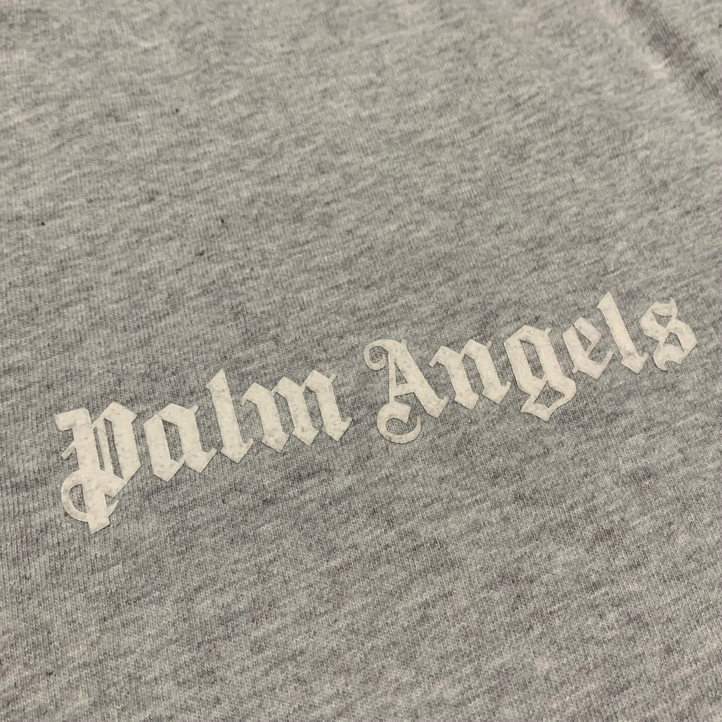 Palm Angels Small Classic Logo Grey Tee