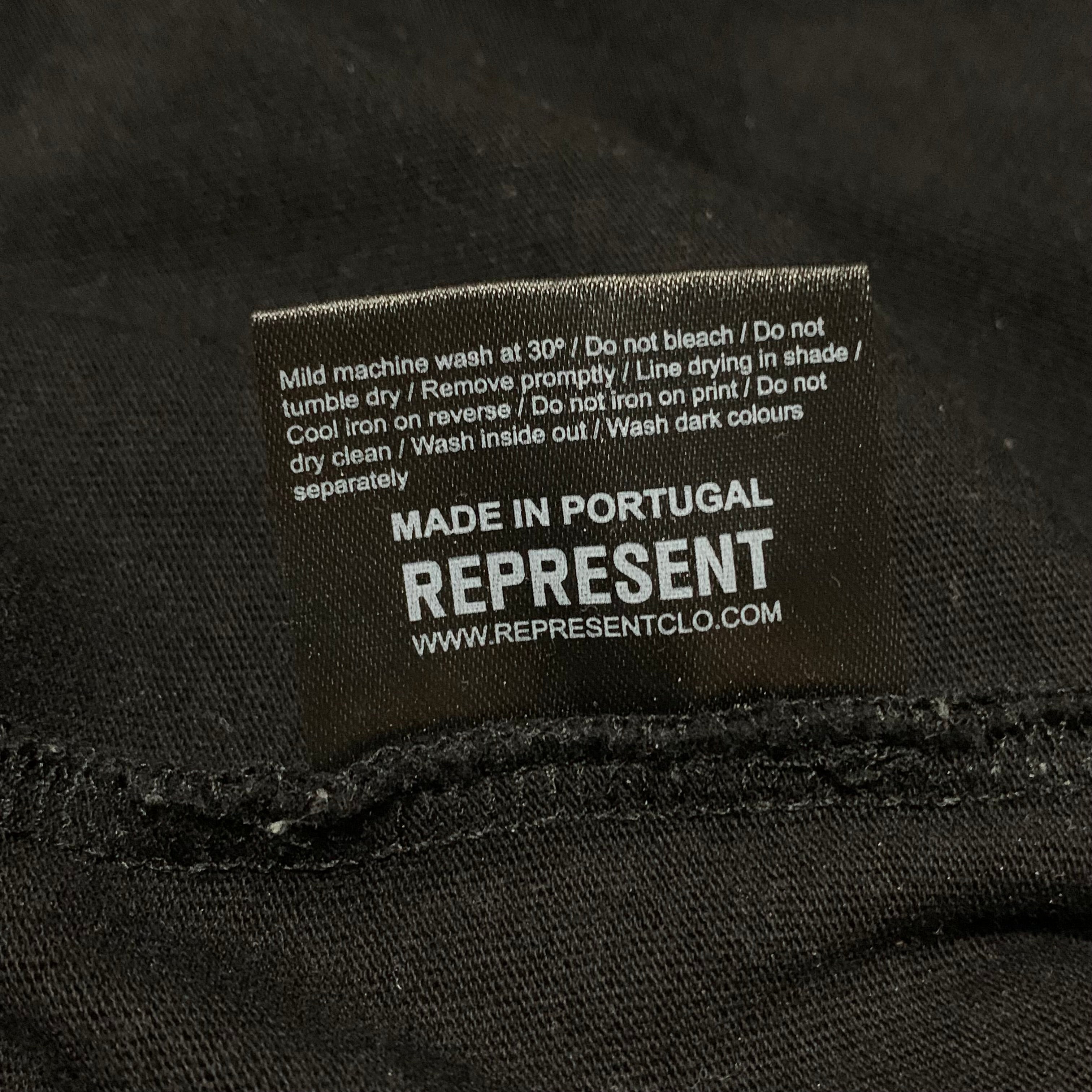 Represent Small Wit Graphic Jet Black Tee Gym