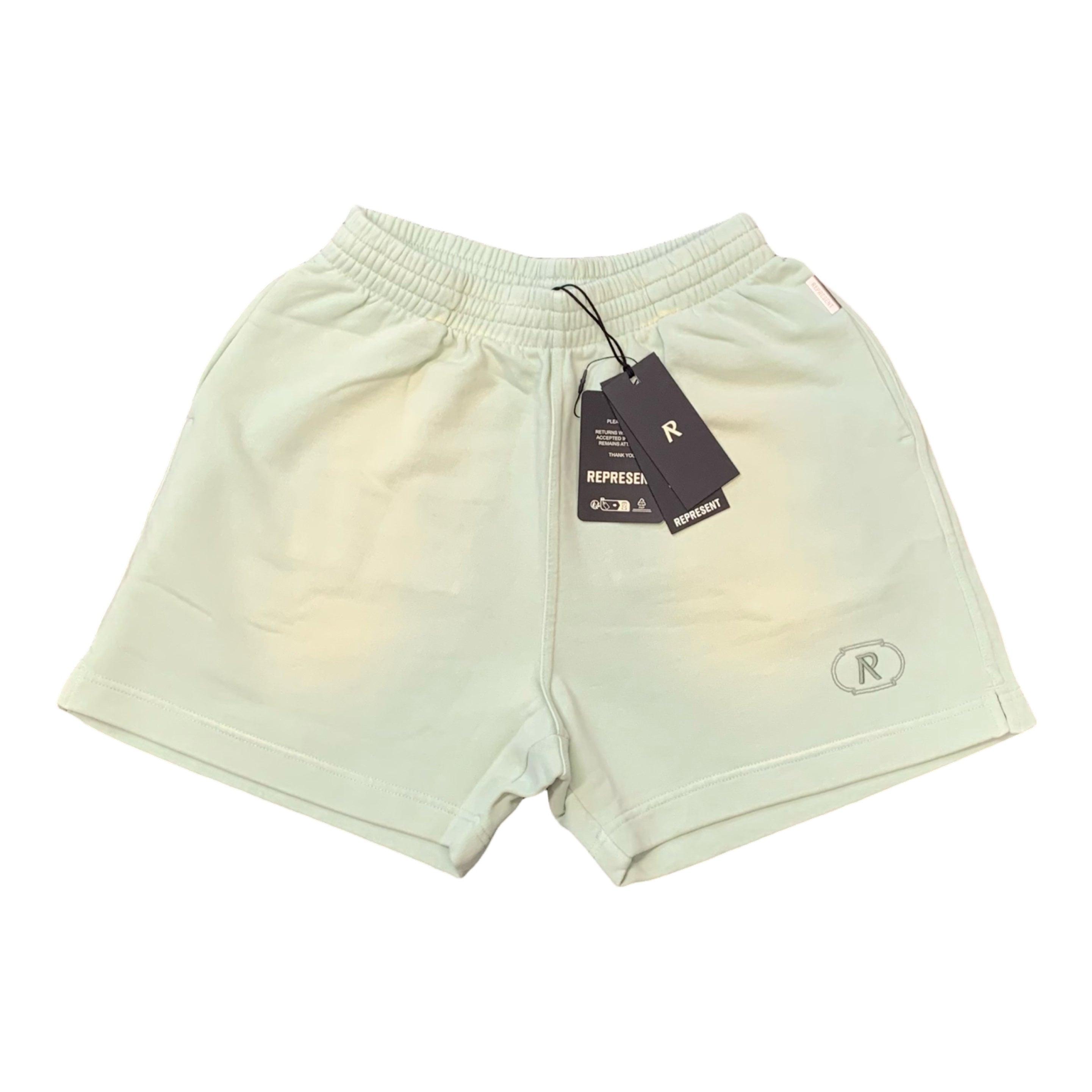 Represent Small Shorts Grand Vintage Washed Sage Short Bottoms