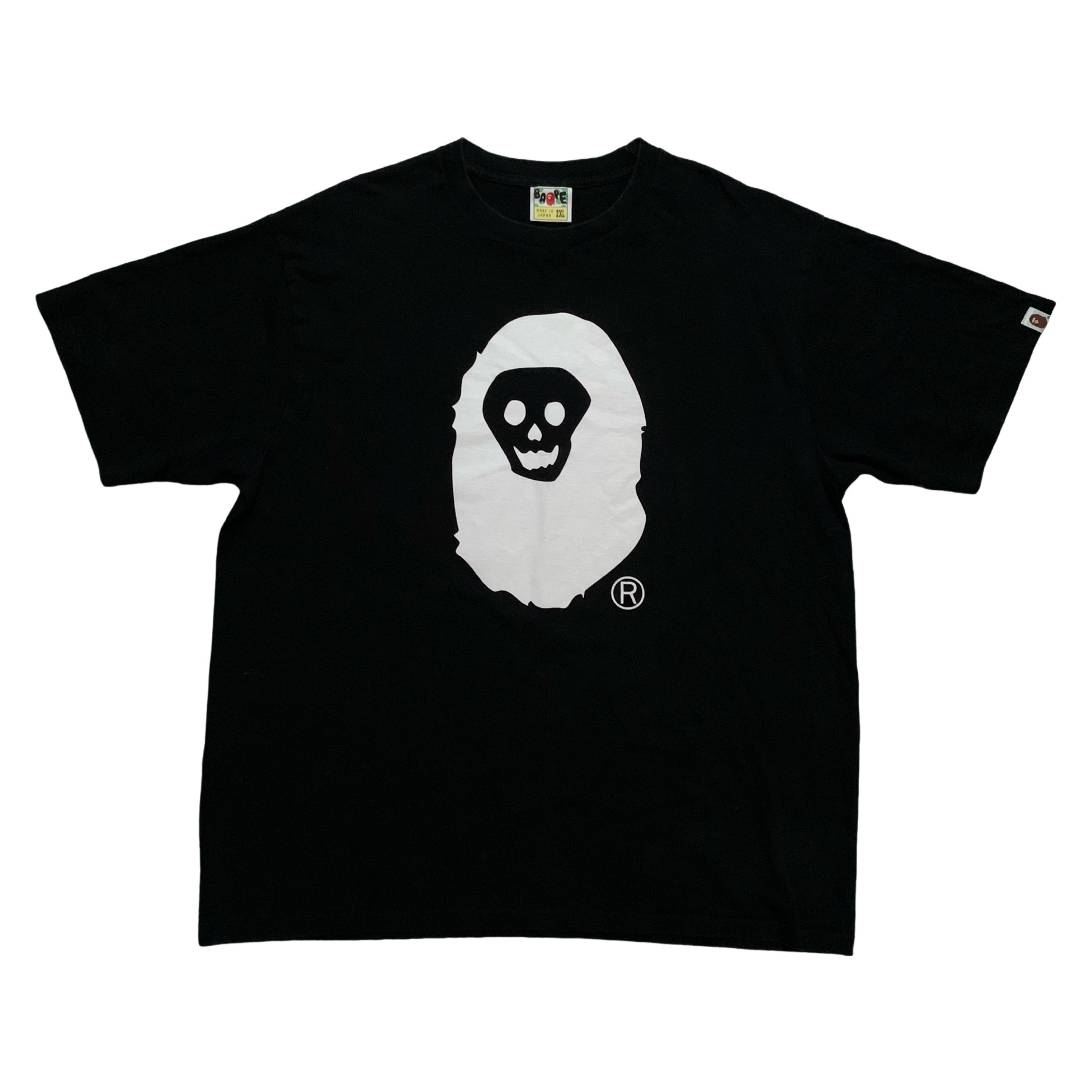 Bape 2XL Halloween Ape Head Black Tee A Bathing Ape