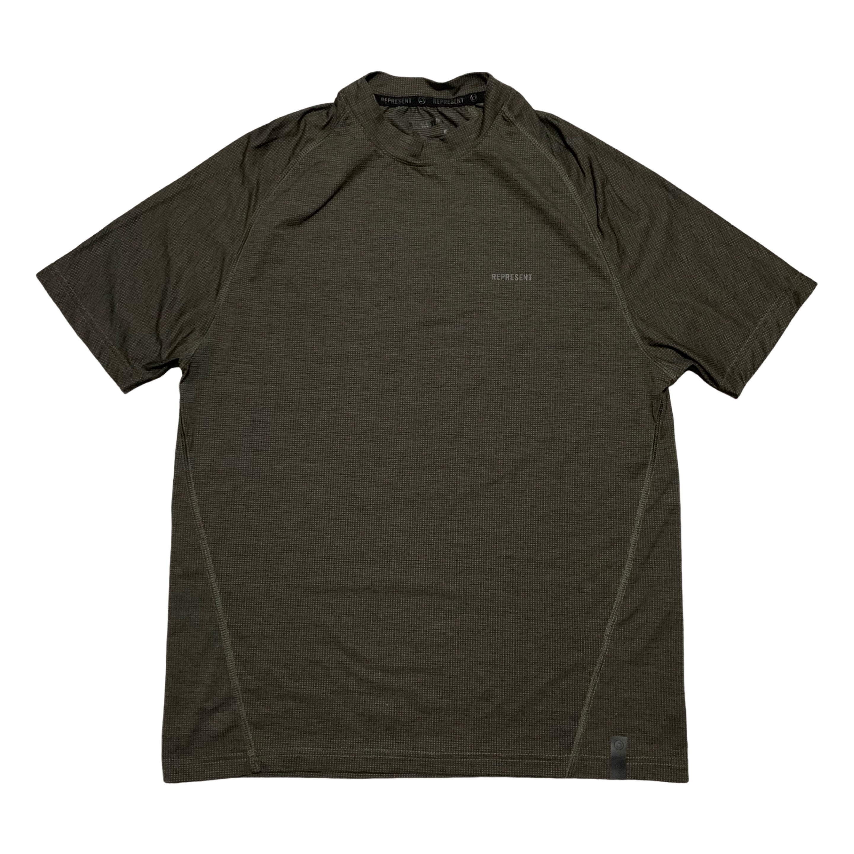 Represent Small 247 Lightweight Dark Brown Black Tee