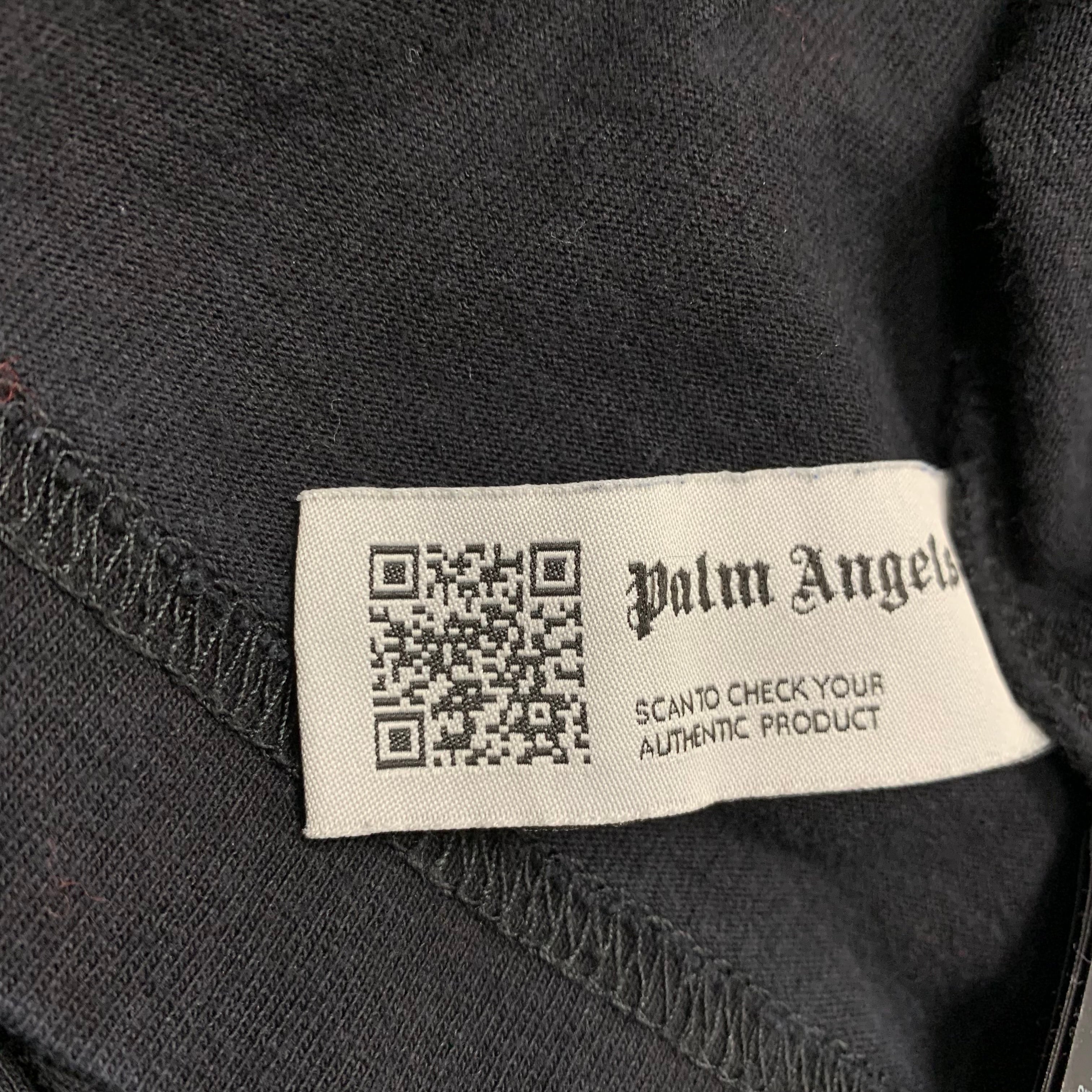 Palm Angels Large Tee Gothic Black T-Shirt
