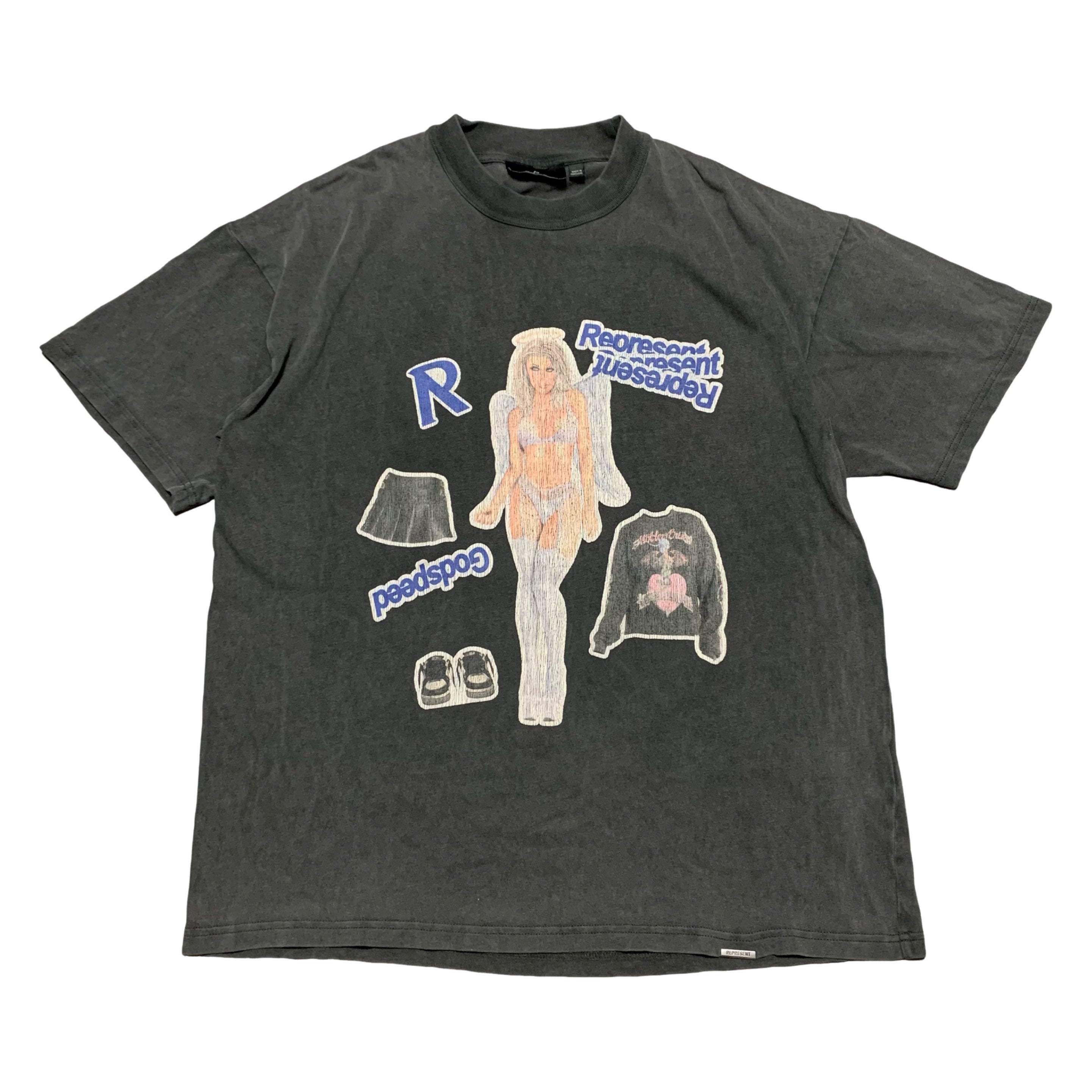 Represent Medium Your Innocence Vintage Grey Tee