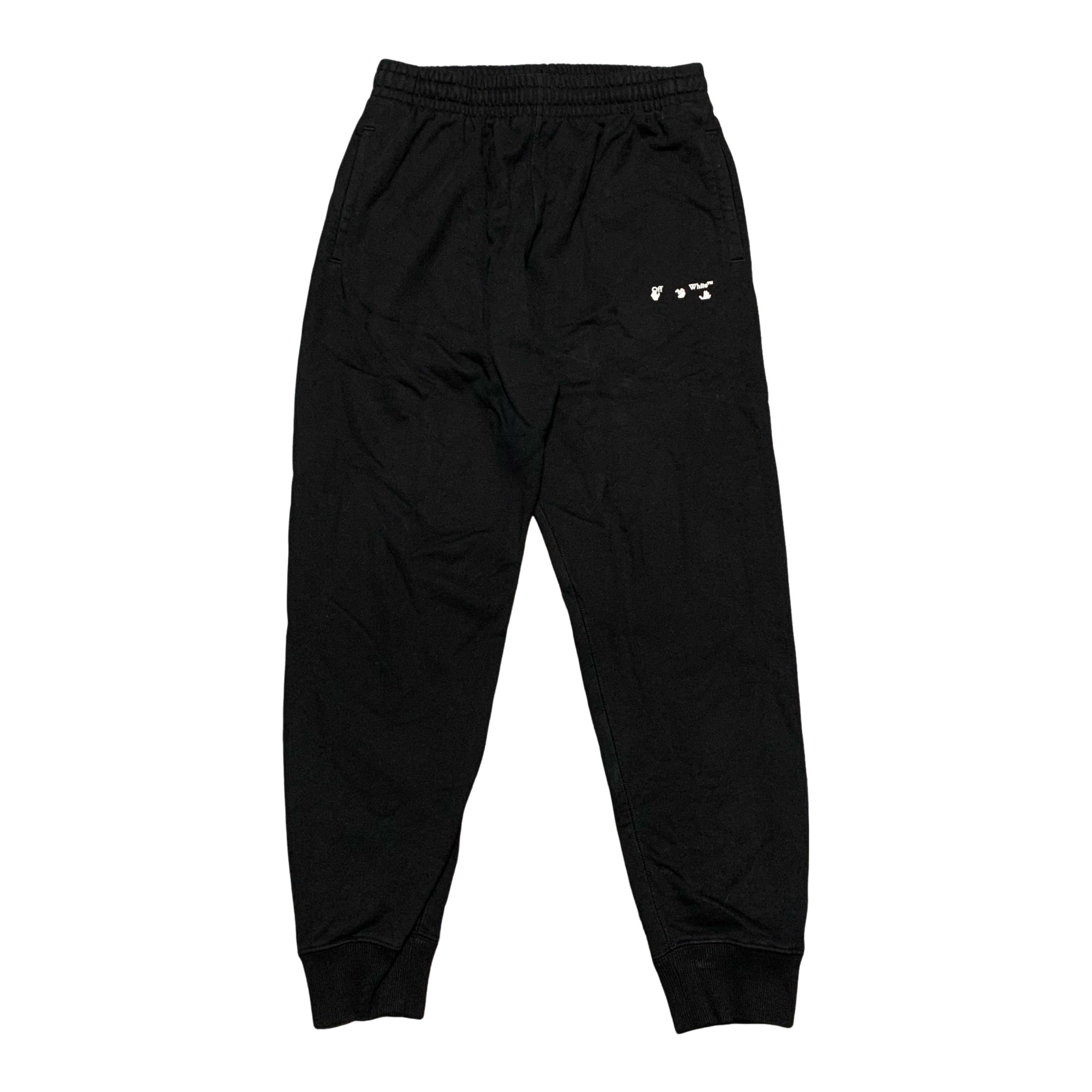 Off White Medium Joggers Black Tracksuit Jogger Bottoms Virgil Abloh