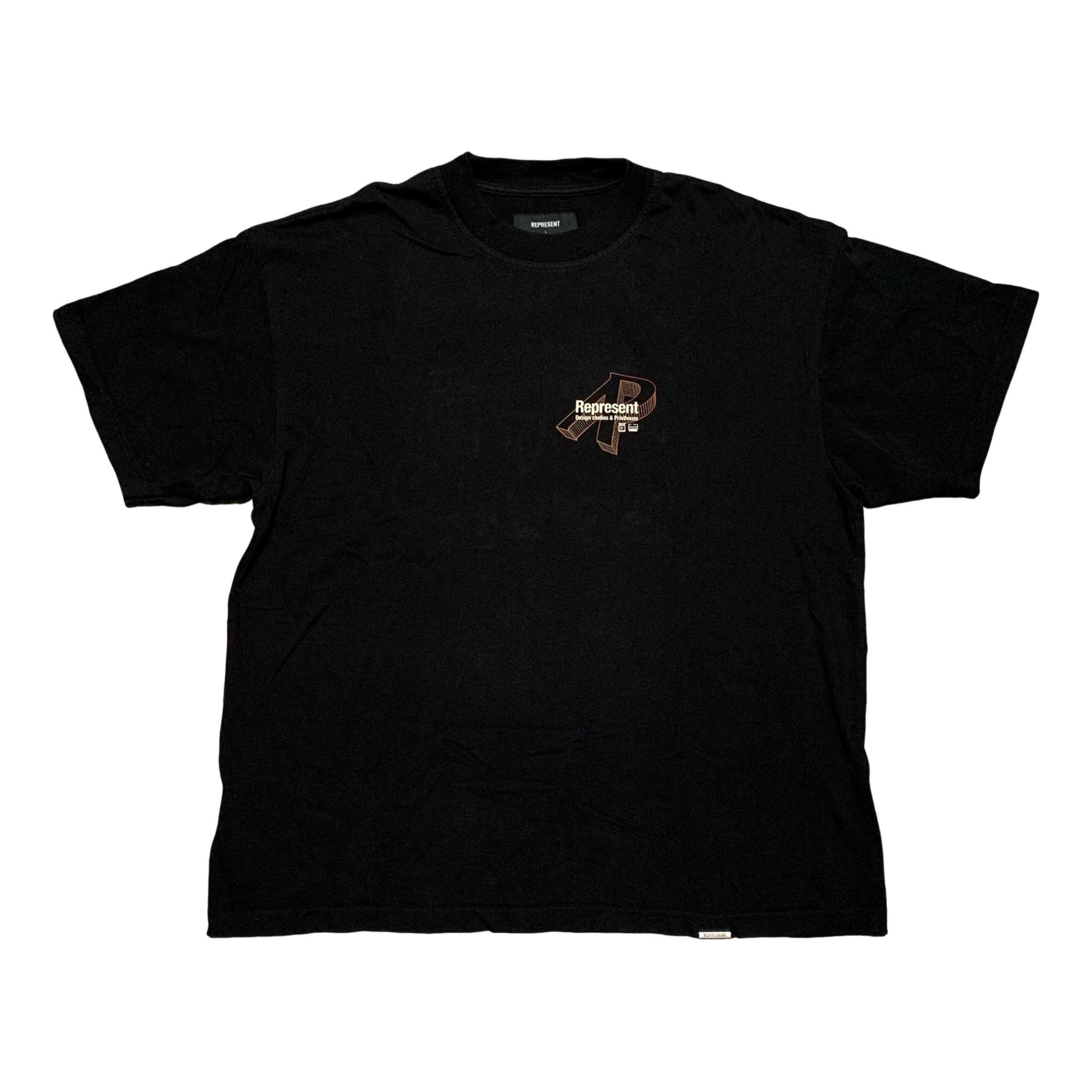 Represent Large Design Studio Jet Black Tee