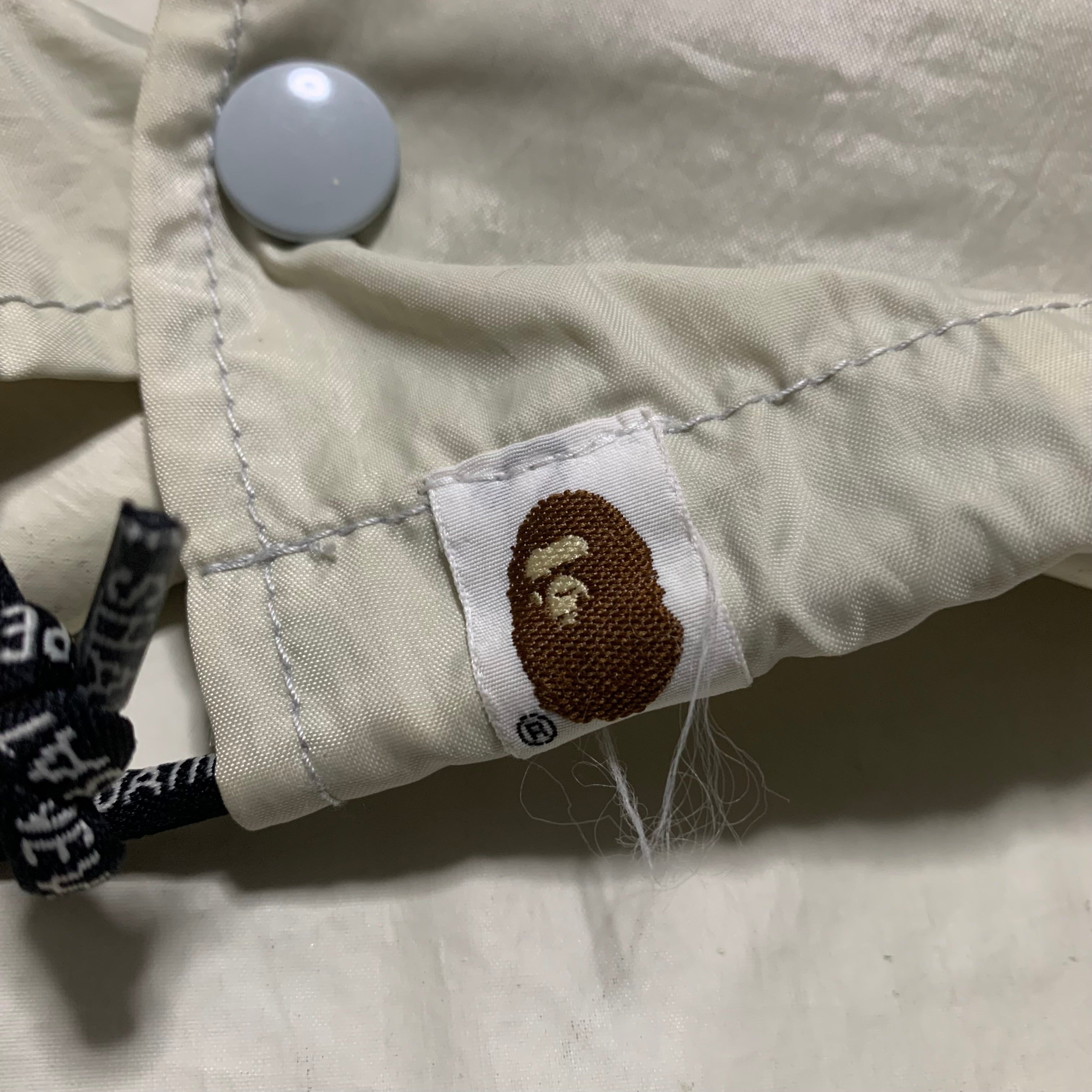 Bape XS Coach Jacket Nylon A Bathing Ape Busy Works Vintage 90s 1999