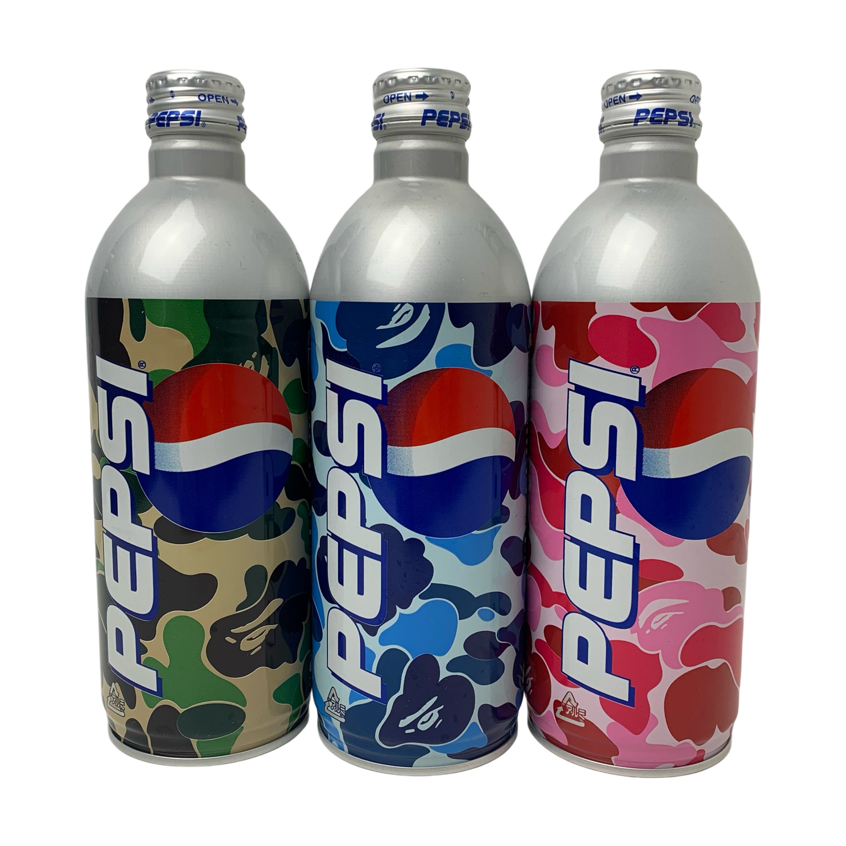 Bape Pepsi Bottles Sealed Unopened 2001 ABC Camo Full Set