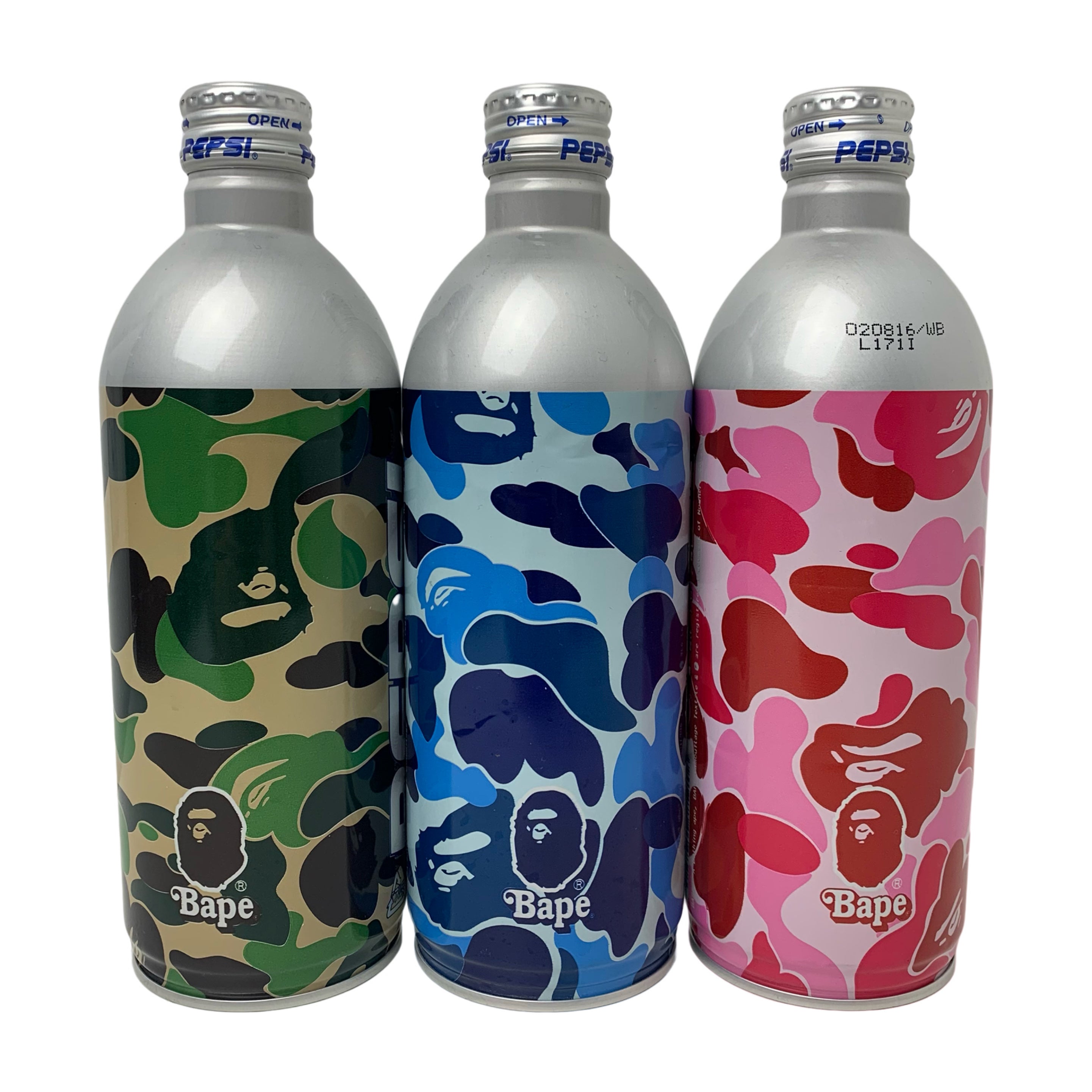 Bape Pepsi Bottles Sealed Unopened 2001 ABC Camo Full Set